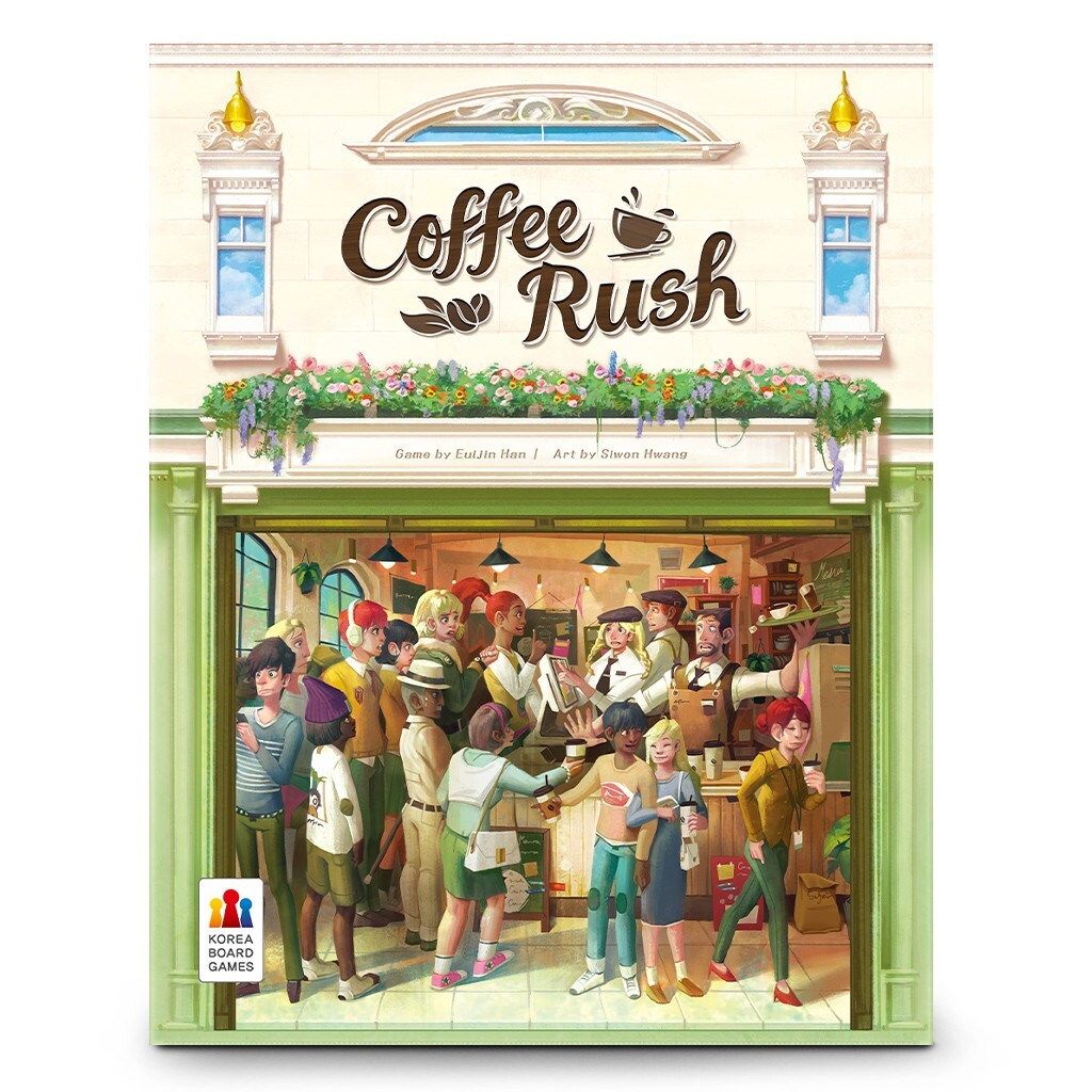 Coffee Rush Board Game Korea Board Games KBGCR01EN Cafe Barista Family