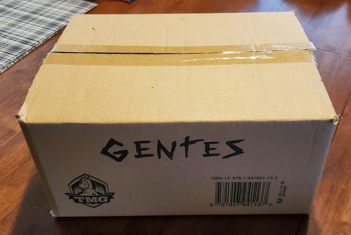 Gentes Board Game Deluxe Version from Kickstarter NEW Sealed with Organizer