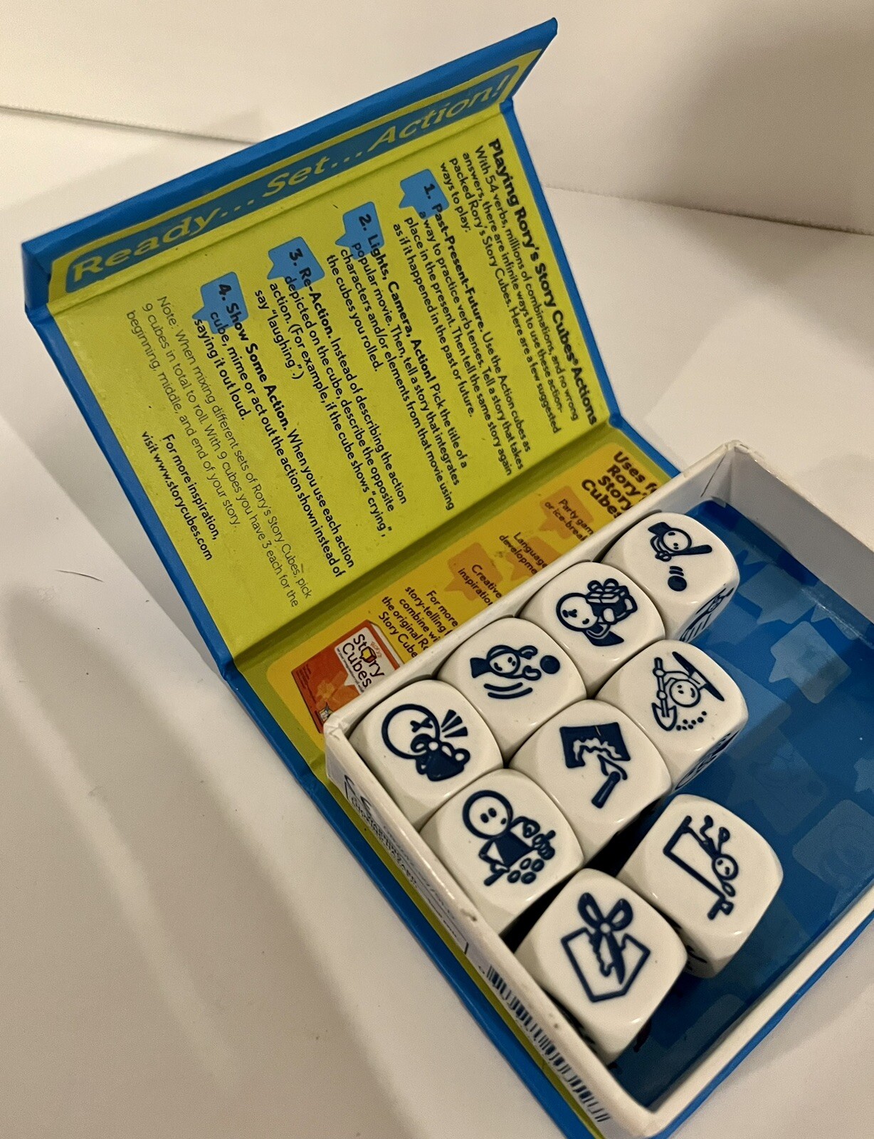 Rory’s Story Cubes Actions Travel Fairytale Storytelling Game Gamewright