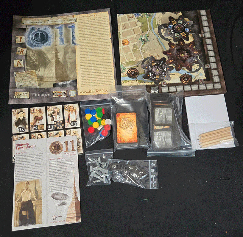 011 Board Game An Adventure With Therion Elfinwerks Steampunk Theme Game