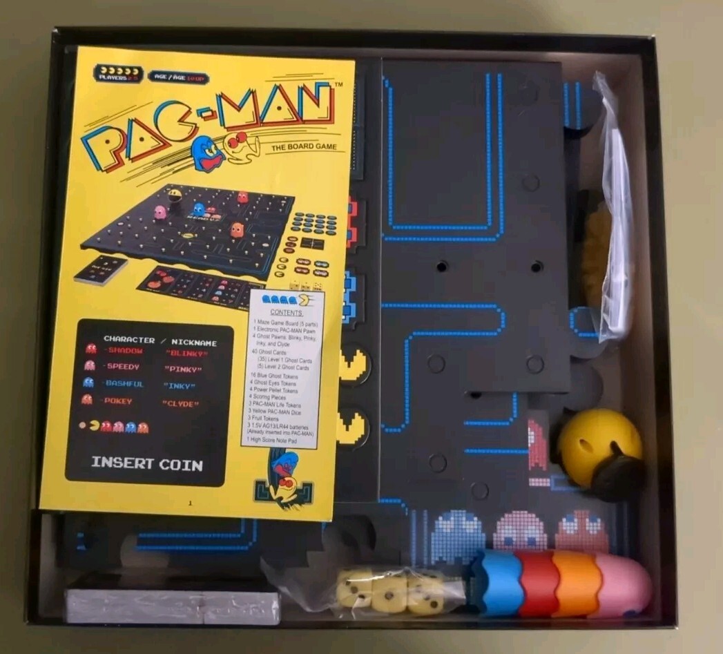 Pac-Man The Board Game Classic Retro Arcade Table Top Game 10 years – OPEN-CIB