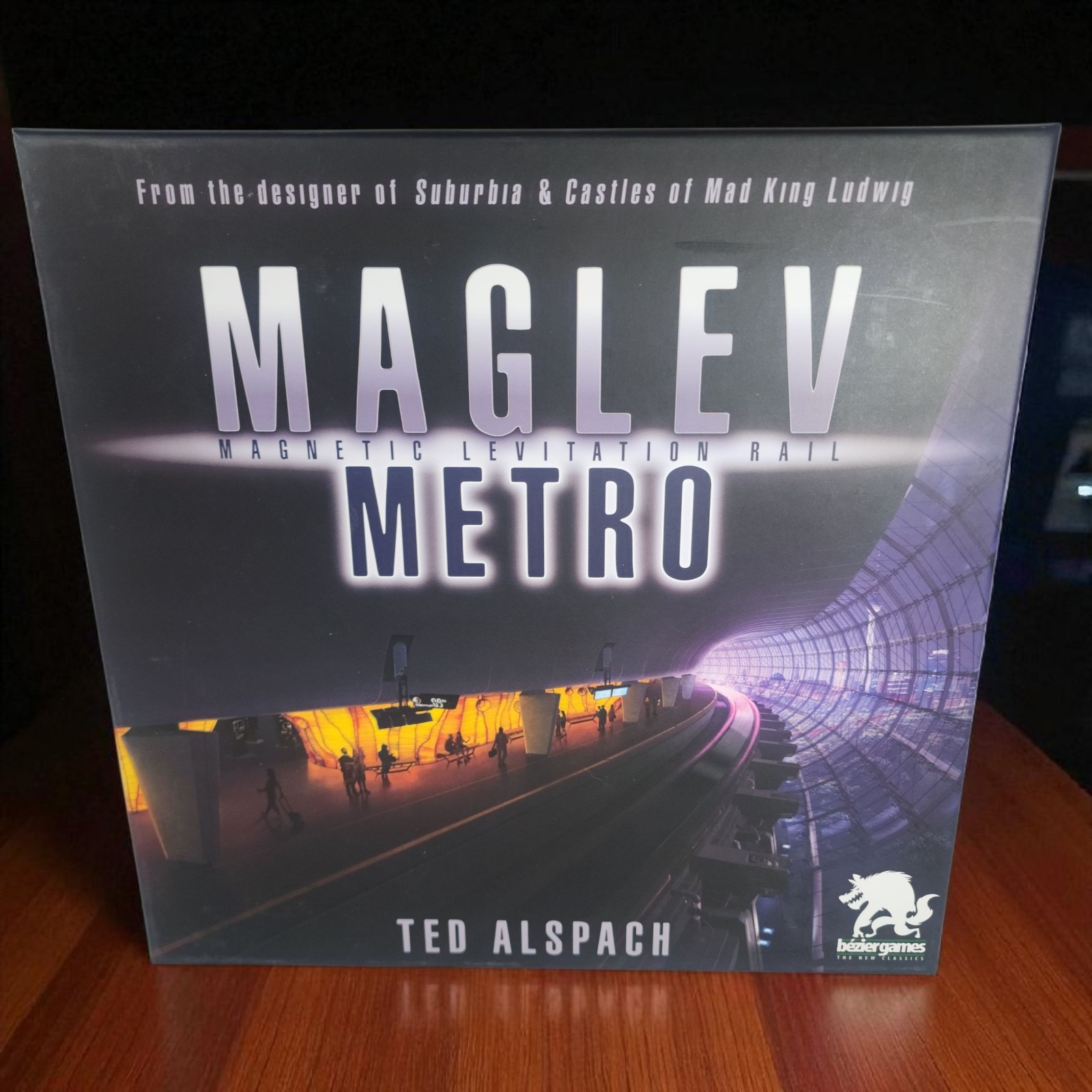 Maglev Metro Board Game – Bezier Games – Ted Alspach – Open Box, Complete