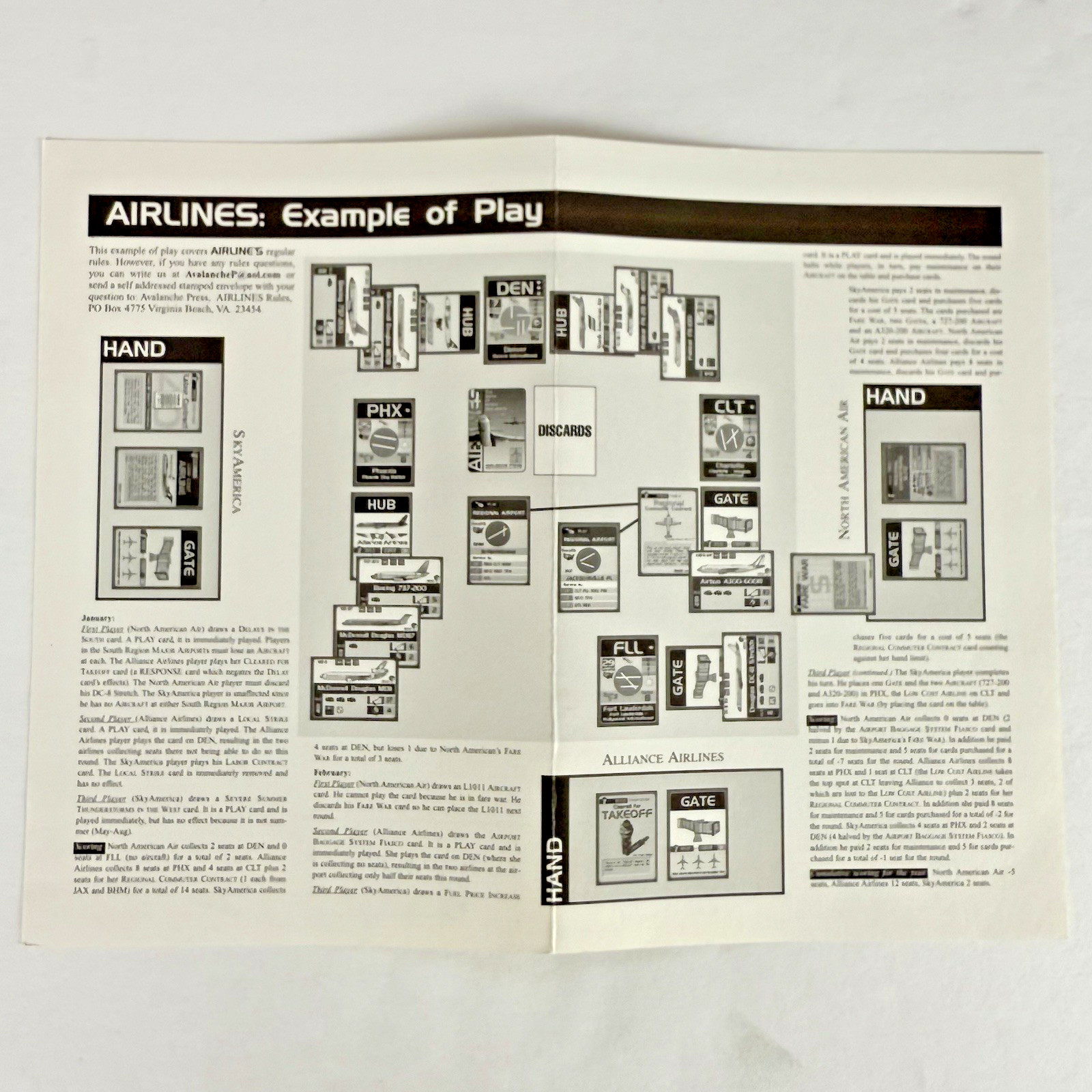 Airlines 2 United States – COMPLETE – Avalanche Press 1998 – 220 Cards