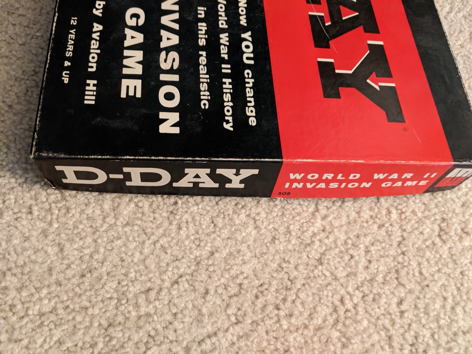 D-Day: World War II Invasion Board Wargame By Avalon Hill. Scorecards Unmarked.