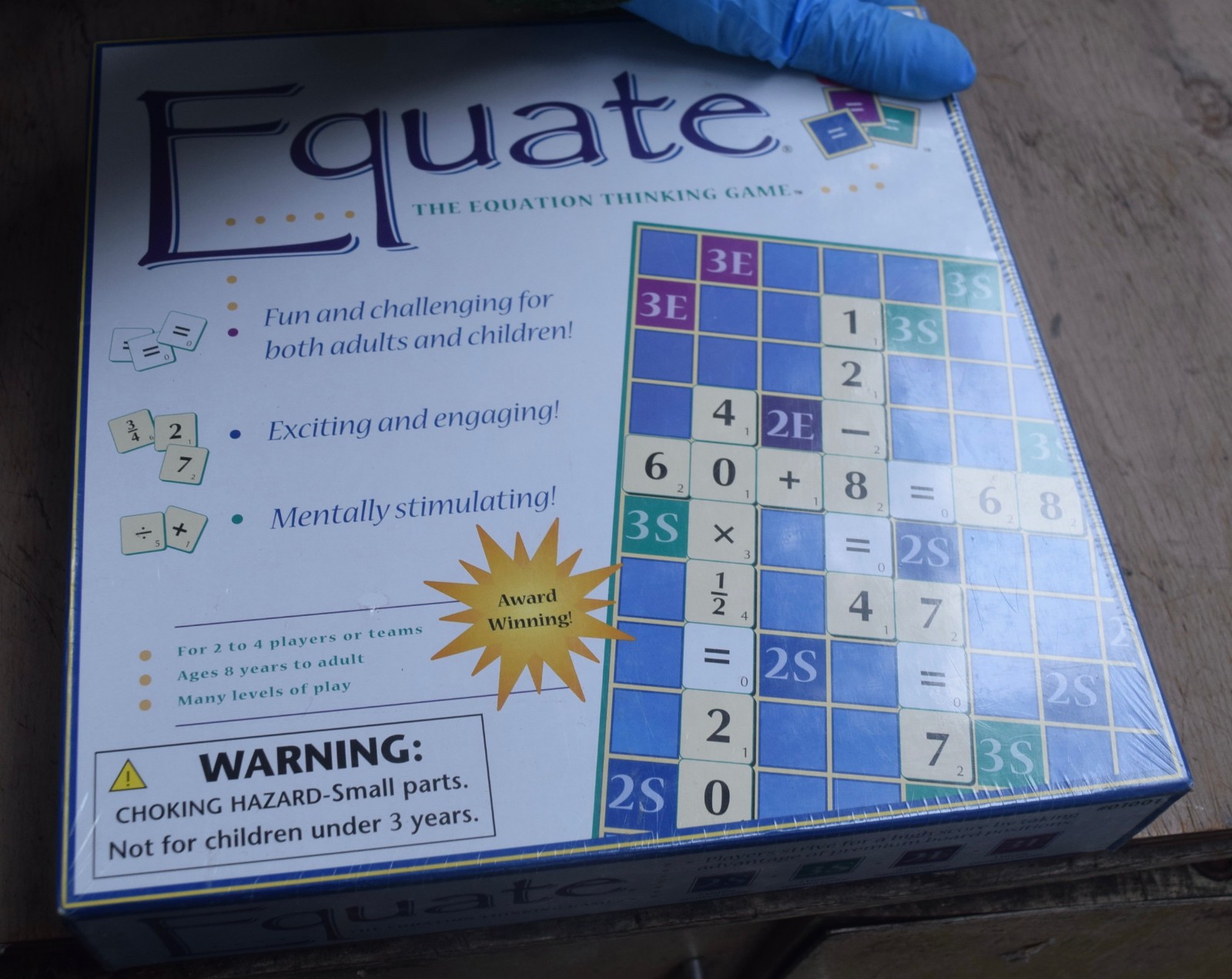 Equate – The Equation Thinking Game Boardgame NIB Sealed #01001