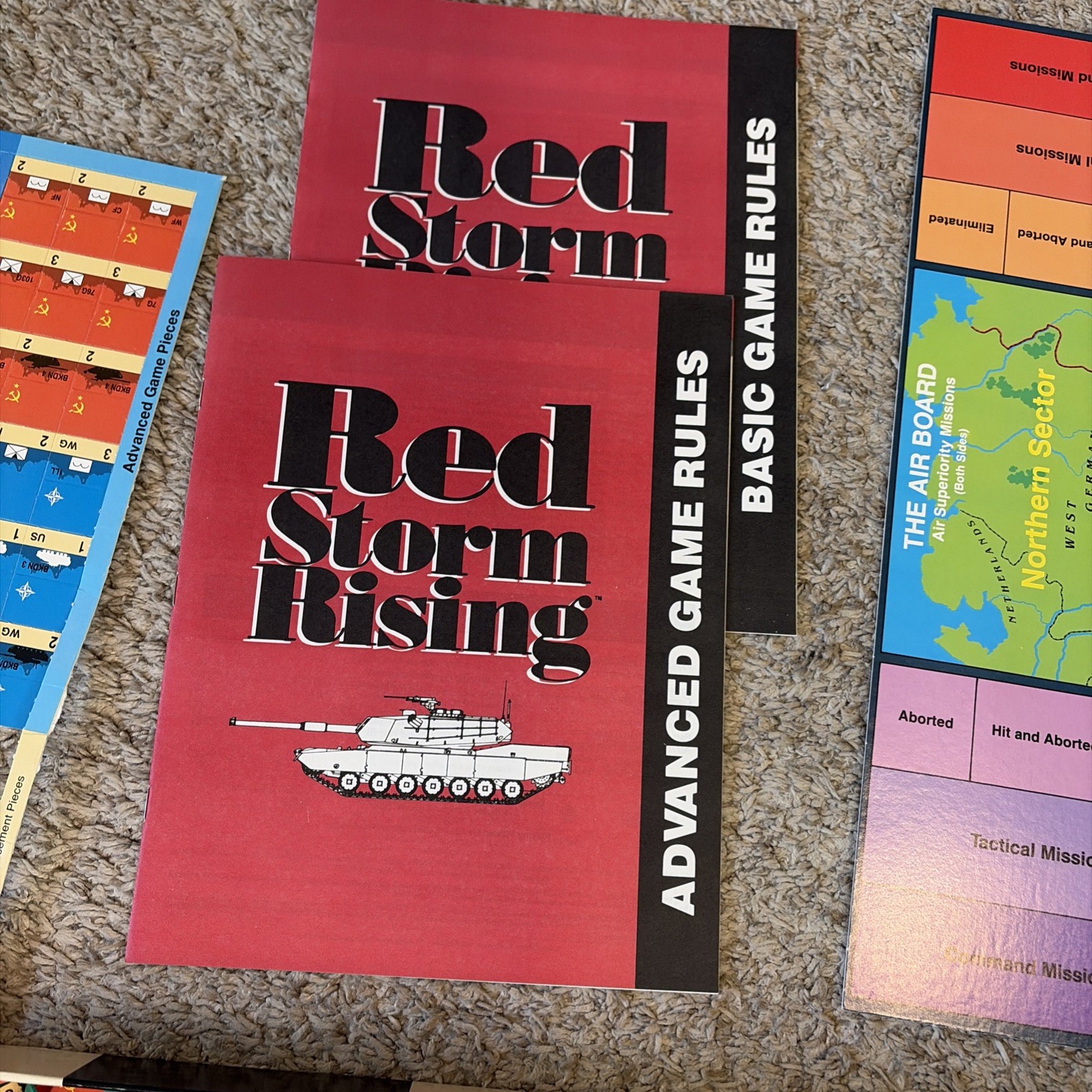 Vintage TSR RED STORM RISING War Board Game 1989 Tom Clancy complete EUC