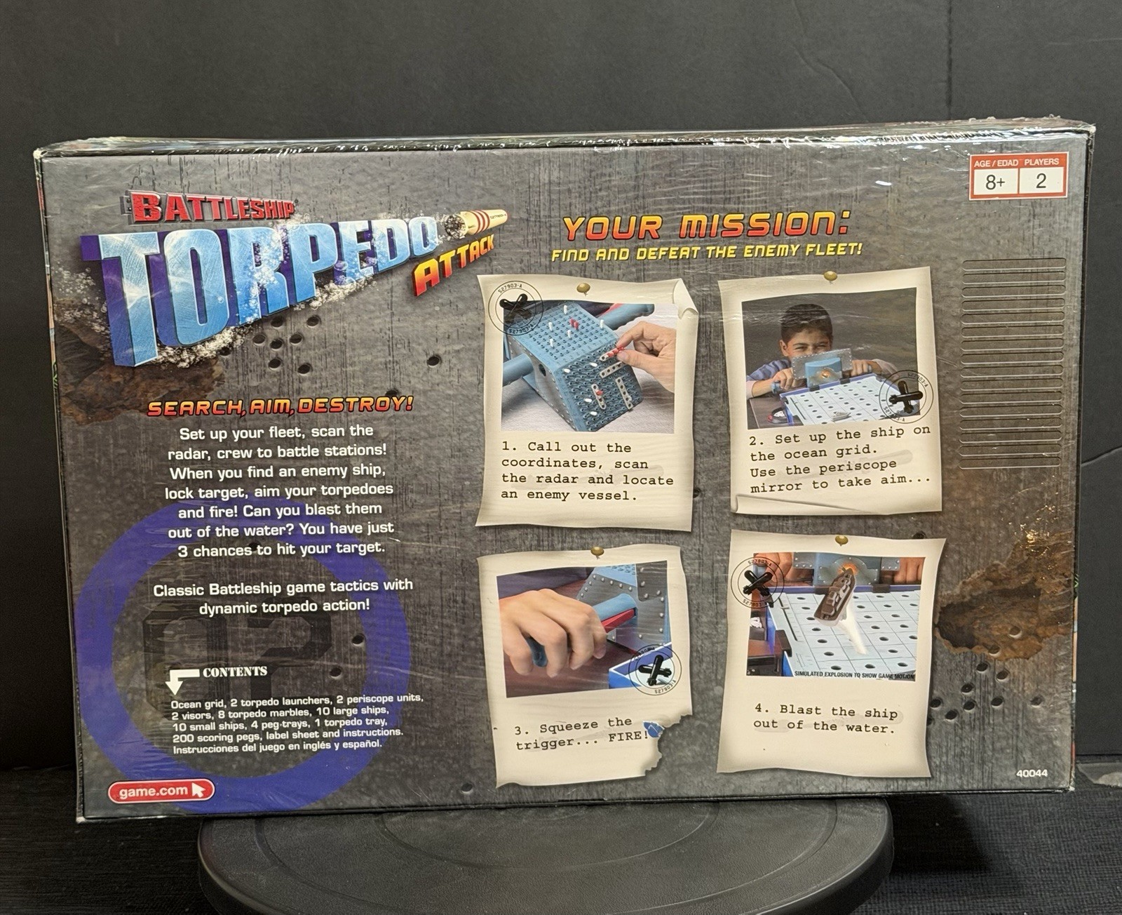 Battleship Torpedo Attack Board Game Hasbro 2007 Milton Bradley New Sealed