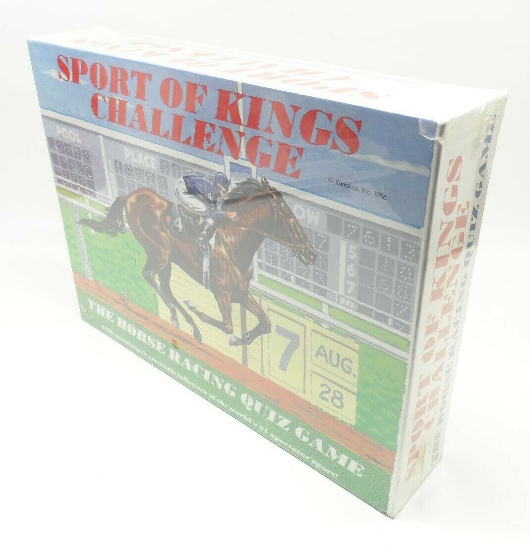 Sport of Kings Challenge Horse Racing Quiz Board Game FACTORY SEALED BOX