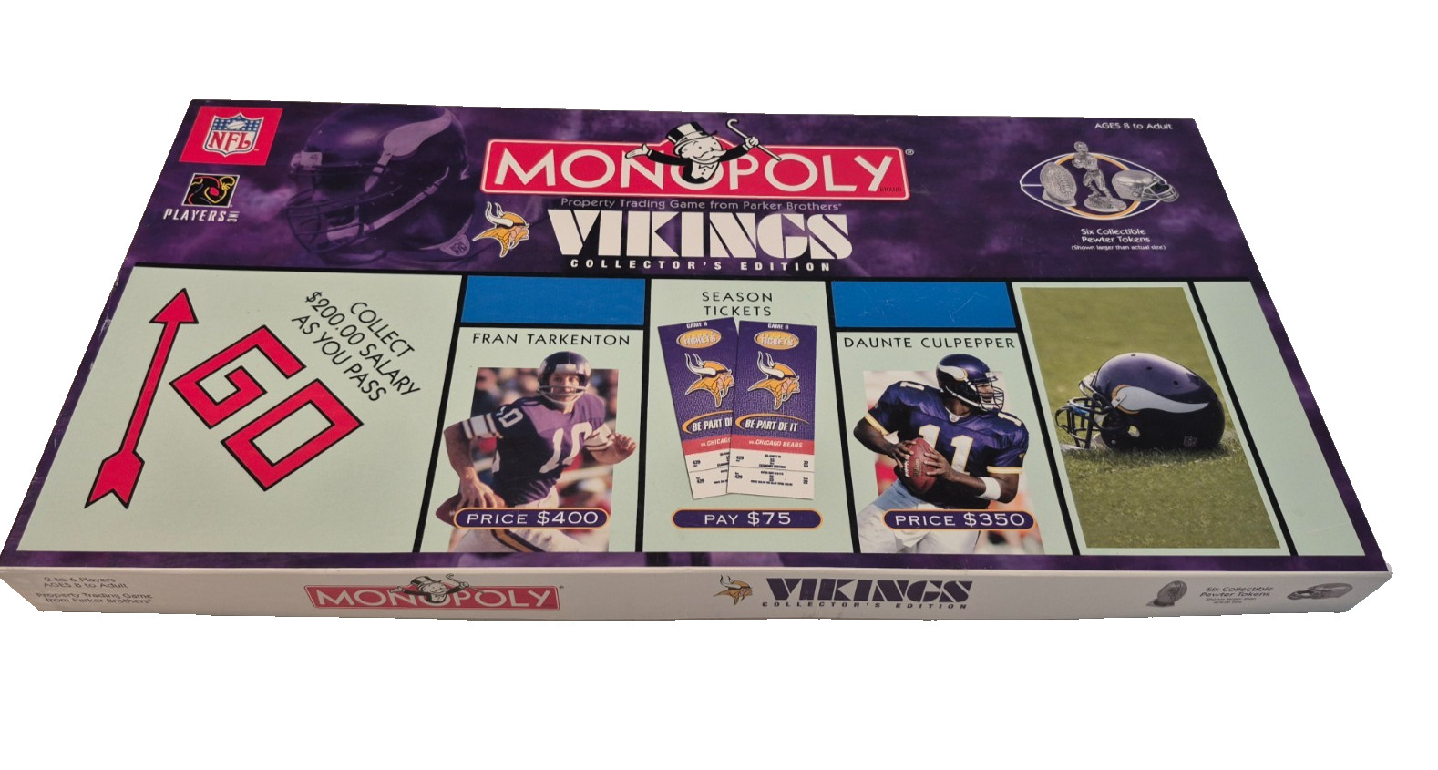 Monopoly Minnesota Vikings Collector’s Edition COMPLETE 2005 NFL Football