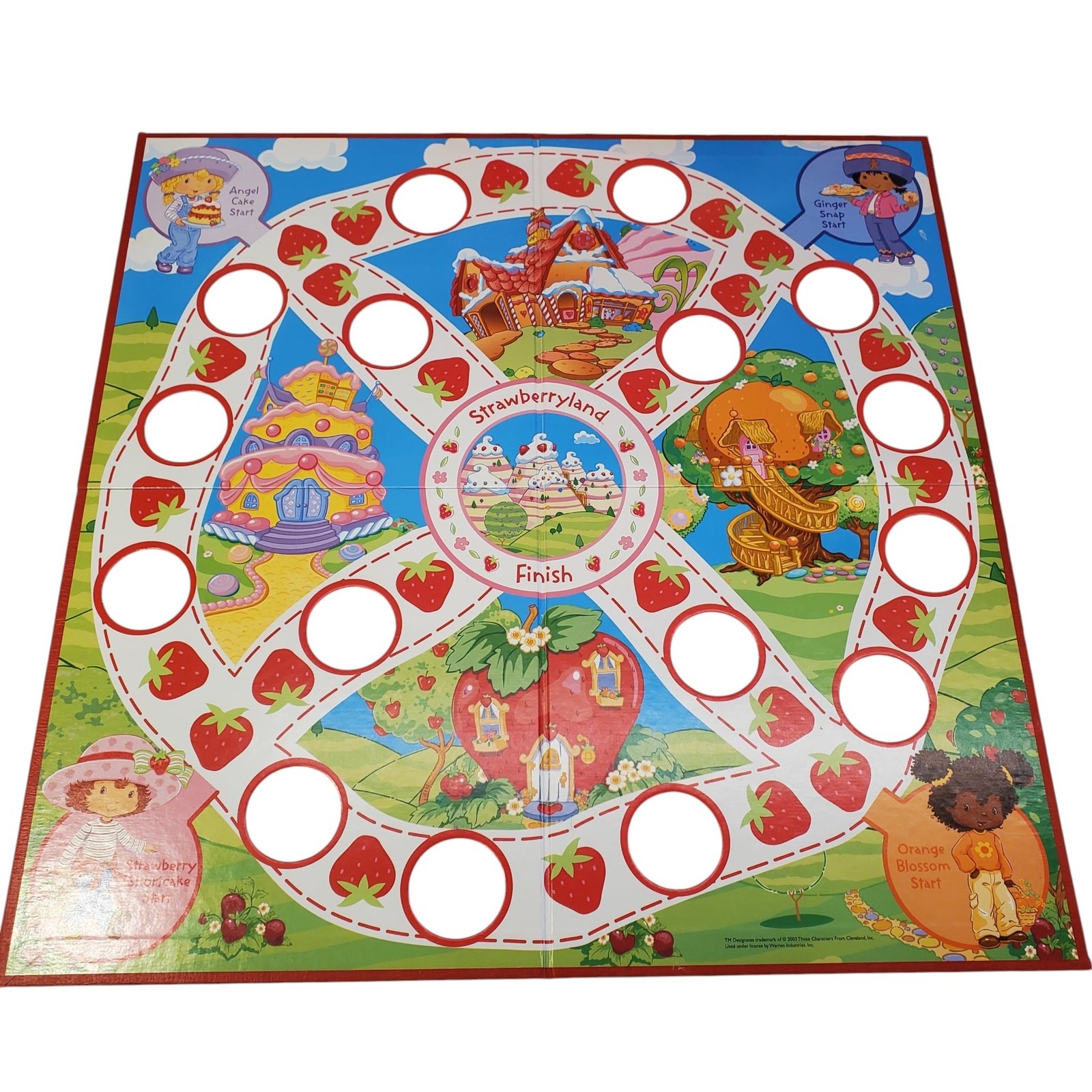 Vintage Strawberry Shortcake Strawberry Land Board Game