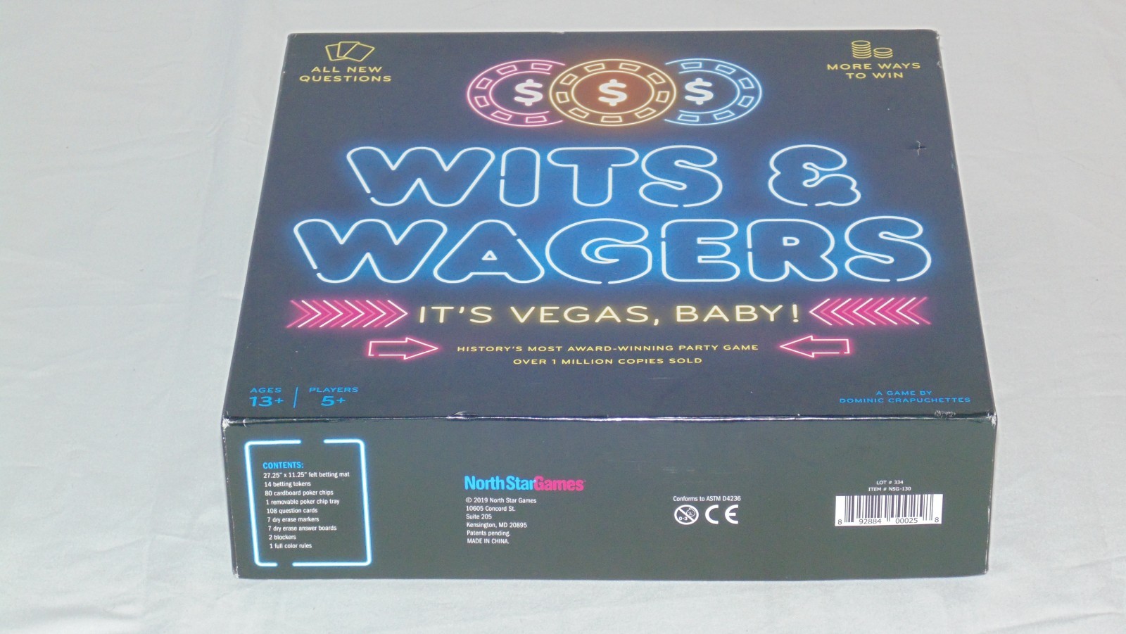 North Star Games Wits & Wagers It’s Vegas Baby