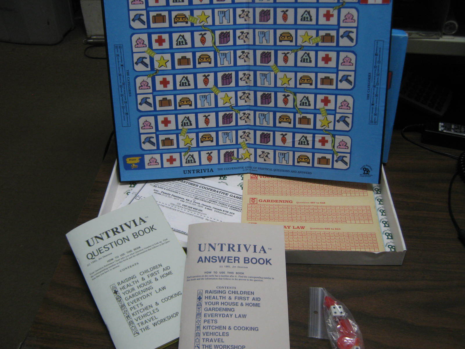 Untrivia Game Family Pastimes Conversation Game For Adults 2 to 12 Players