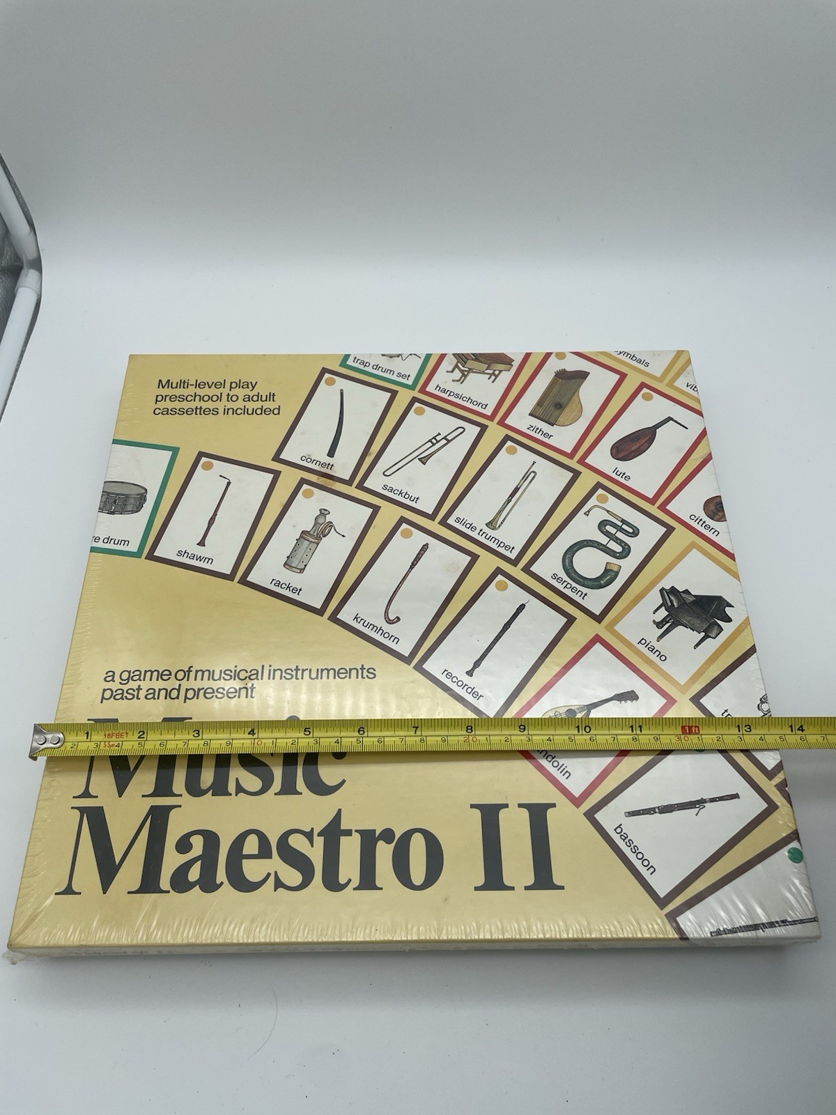 Vtg Music Maestro Game: A Game of Musical Instruments Past & Present- Sealed
