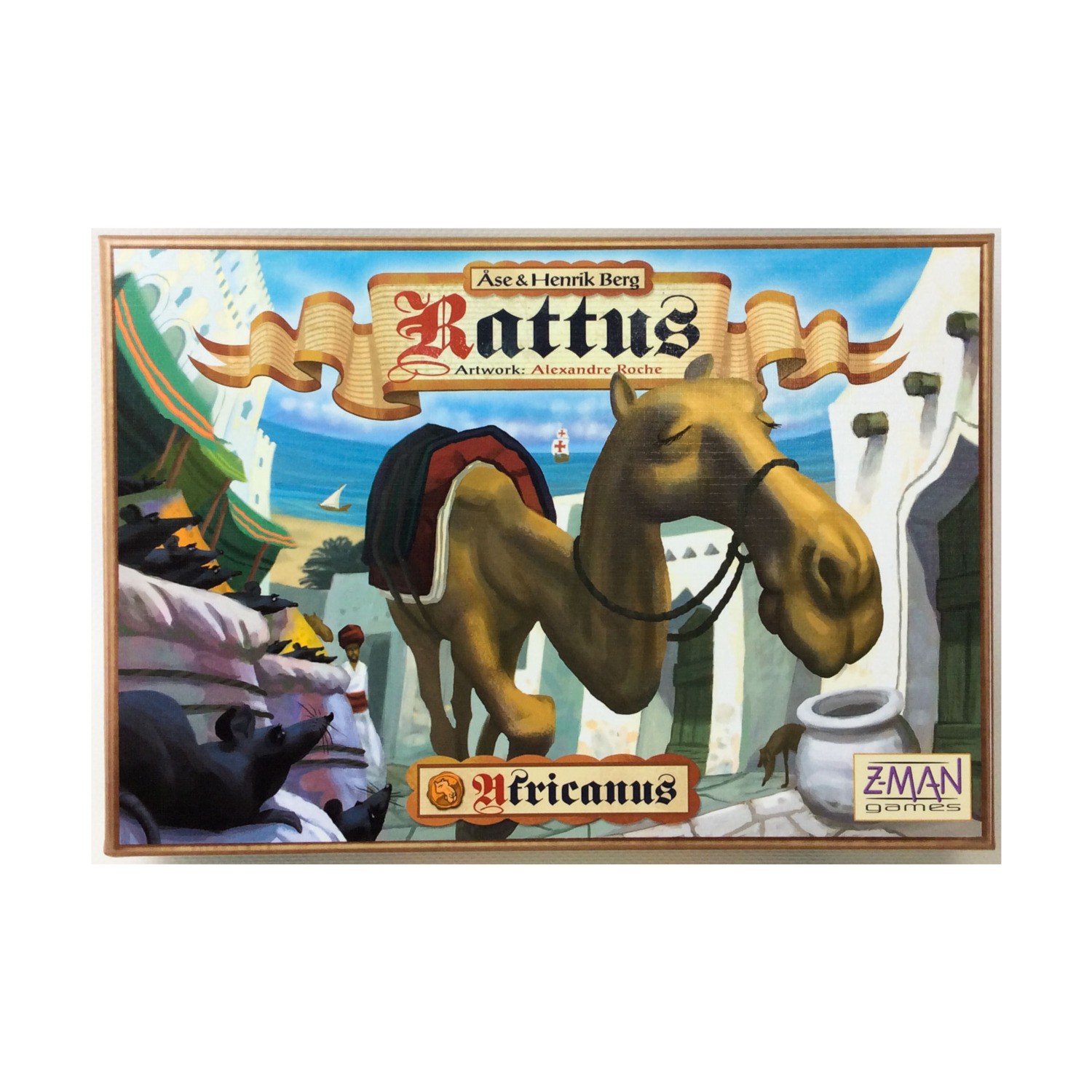 White Goblin Board Game Rattus w/Africanus Expansion NM