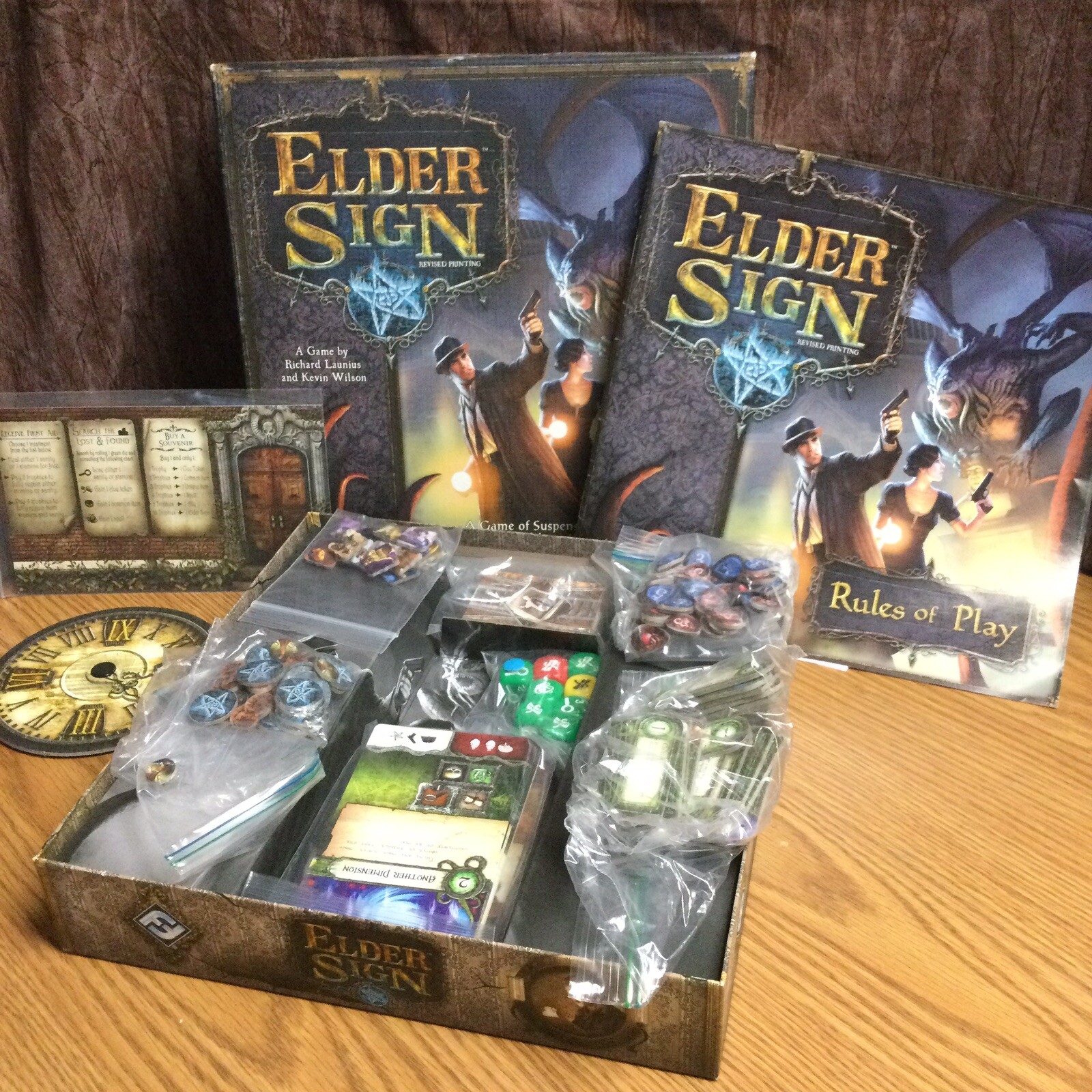 Elder Sign Cooperative Dice Game Great Condition Arkham Horror Files – READ
