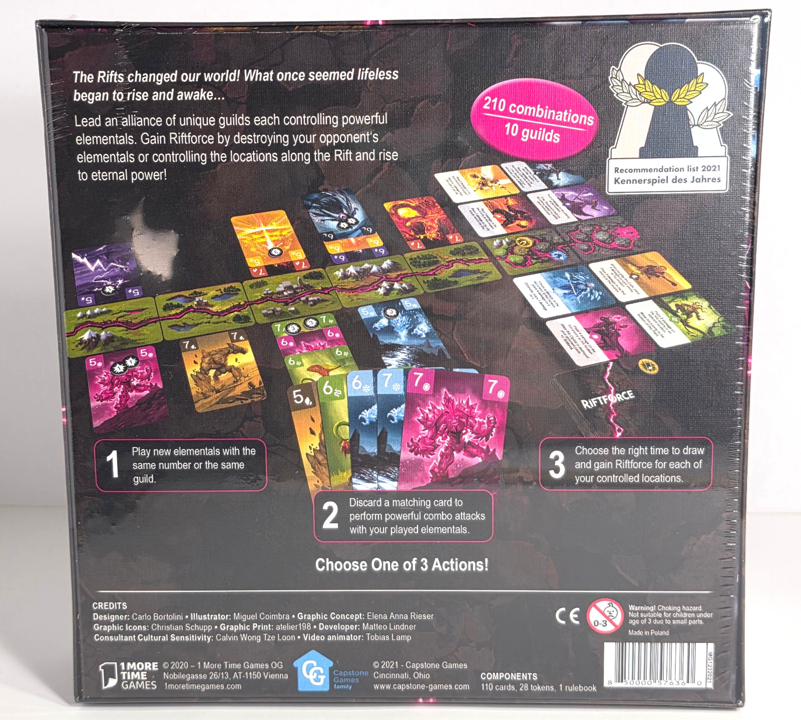 Capstone Games Riftforce Strategy Board Game