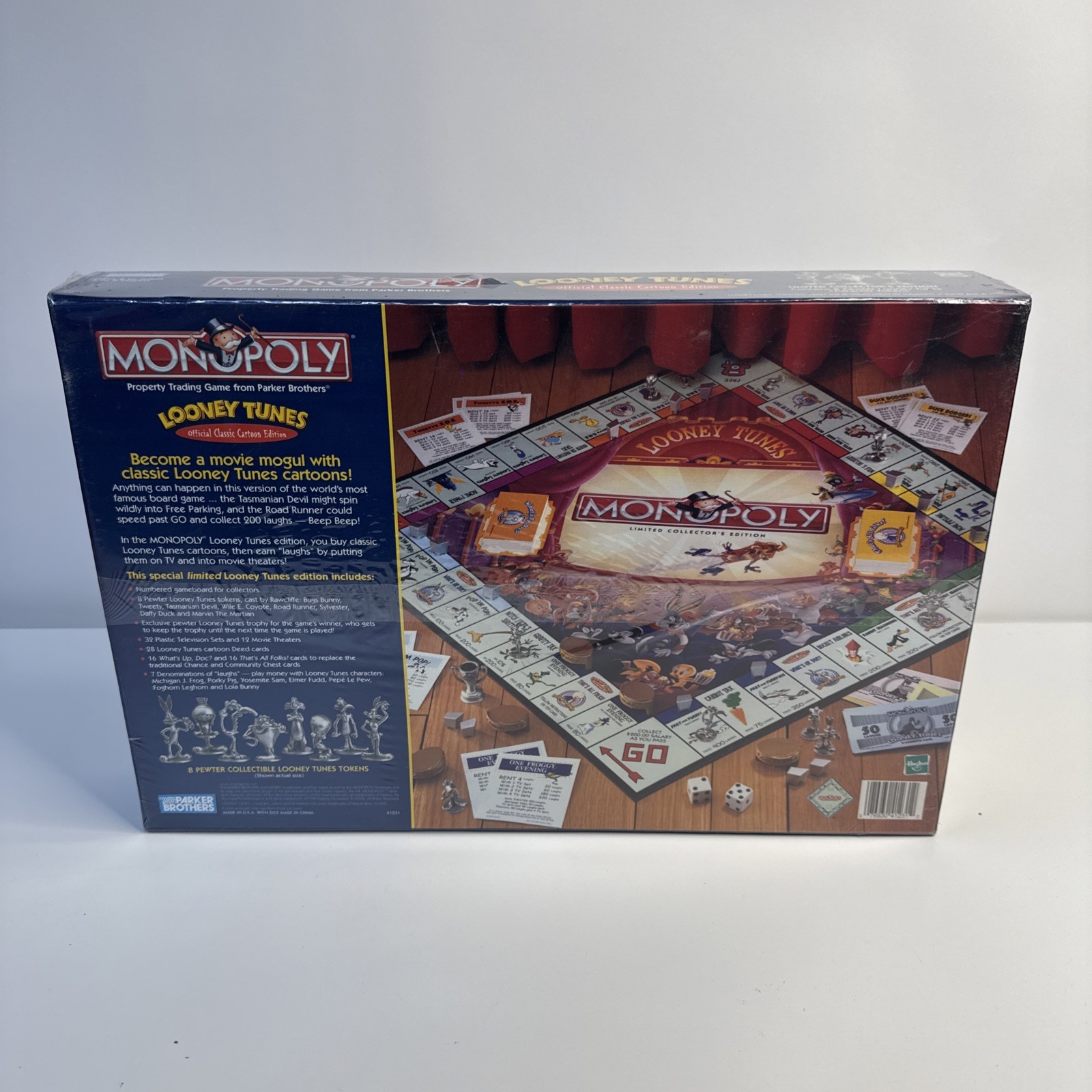 1999 Looney Tunes Monopoly Official Classic Cartoon Limited Edition, Sealed
