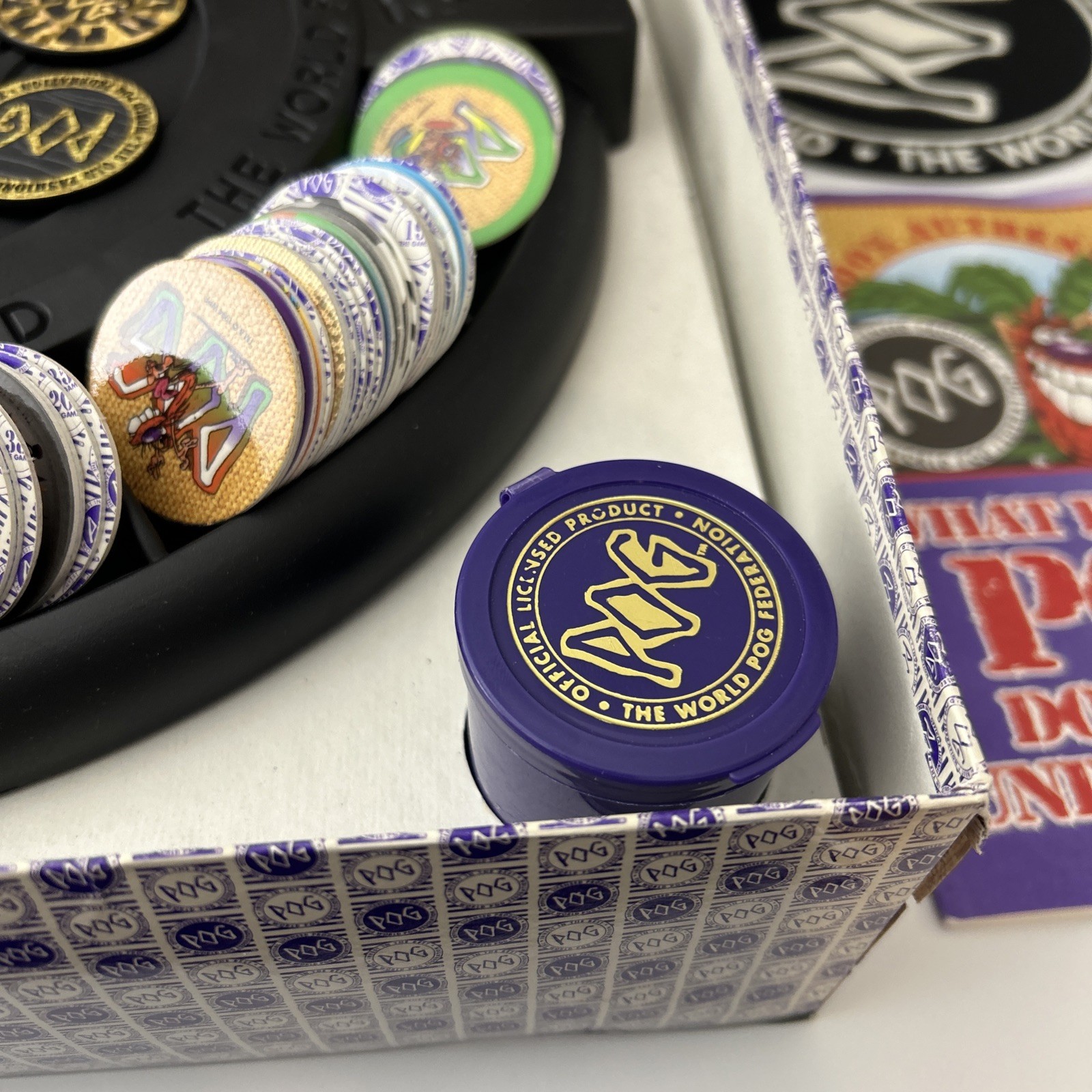 POG: The Game (1994) Near Complete + Extra POGs & Slammers Excellent World WPF