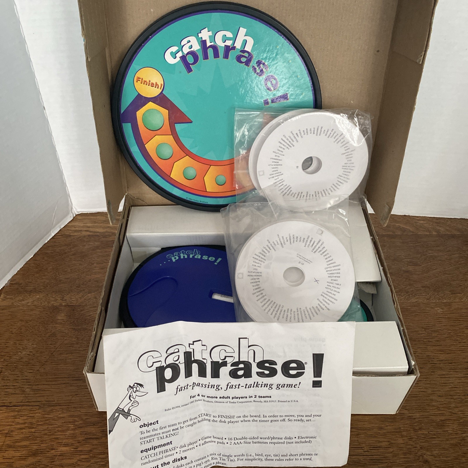 1994 Catch Phrase Board Game Complete Vtg Parker Brothers Pristine Condition