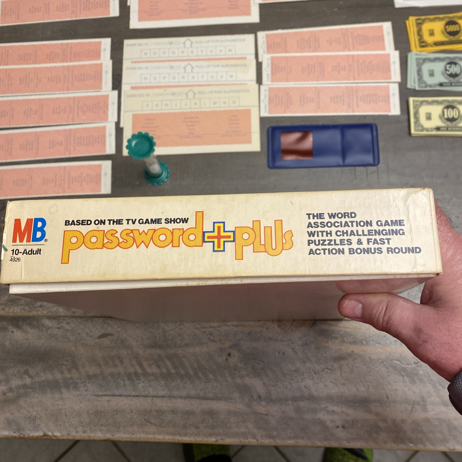 1978 Milton Bradley Password Plus Board Game First Edition Complete