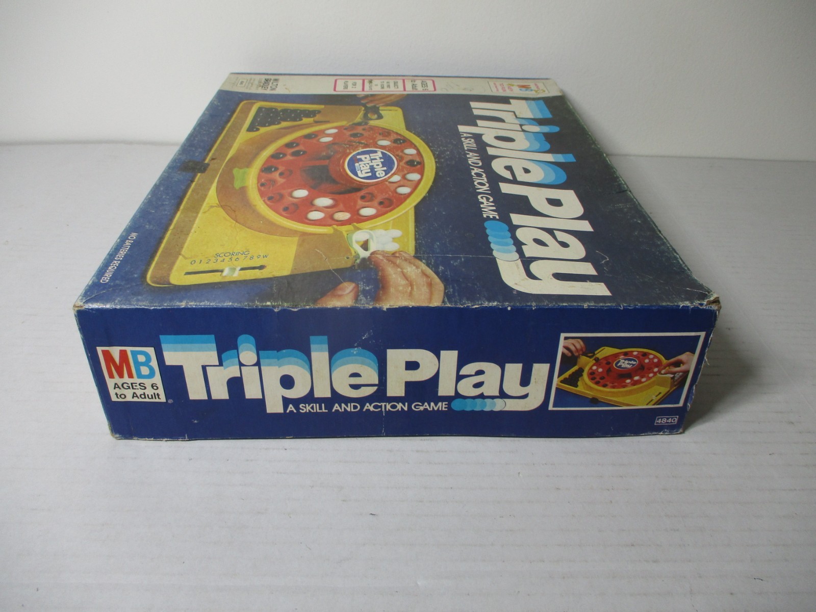 Vintage 1978 Milton Bradley 4840 Triple Play A Skill and Action Game Boardgame
