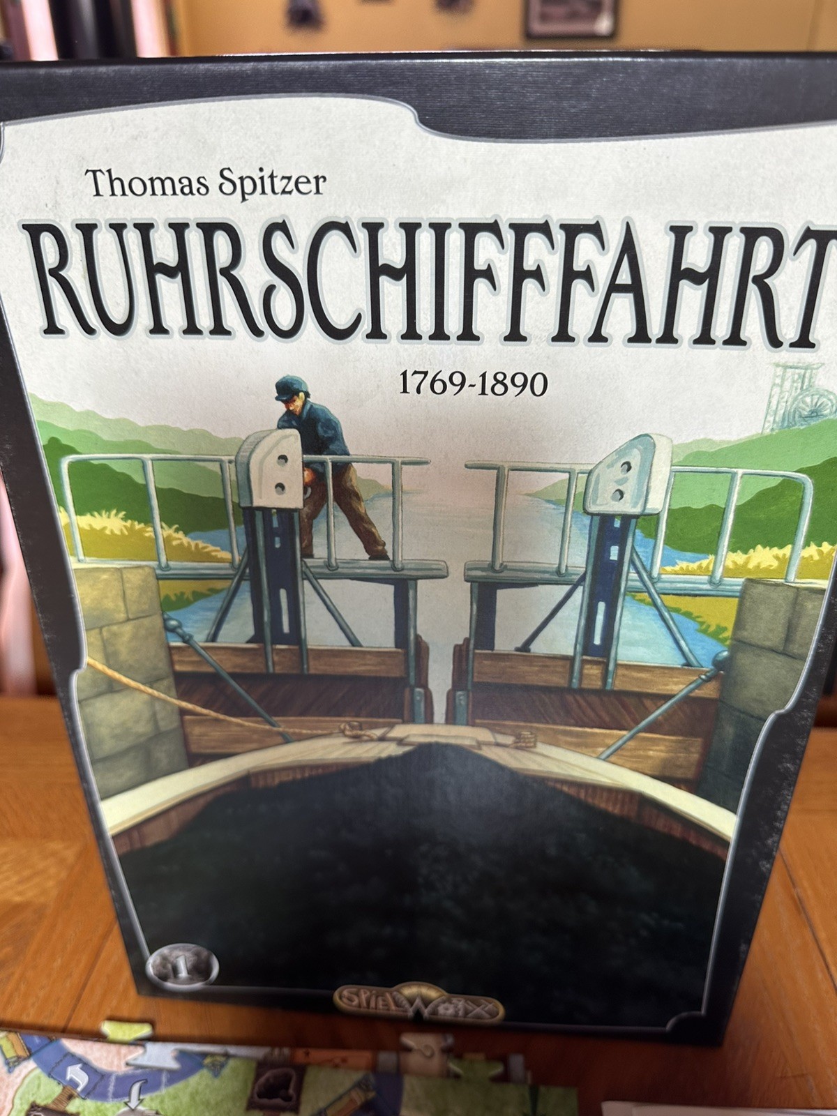 Ruhrschifffahrt 1769-1890 Board Game, Great Condition!