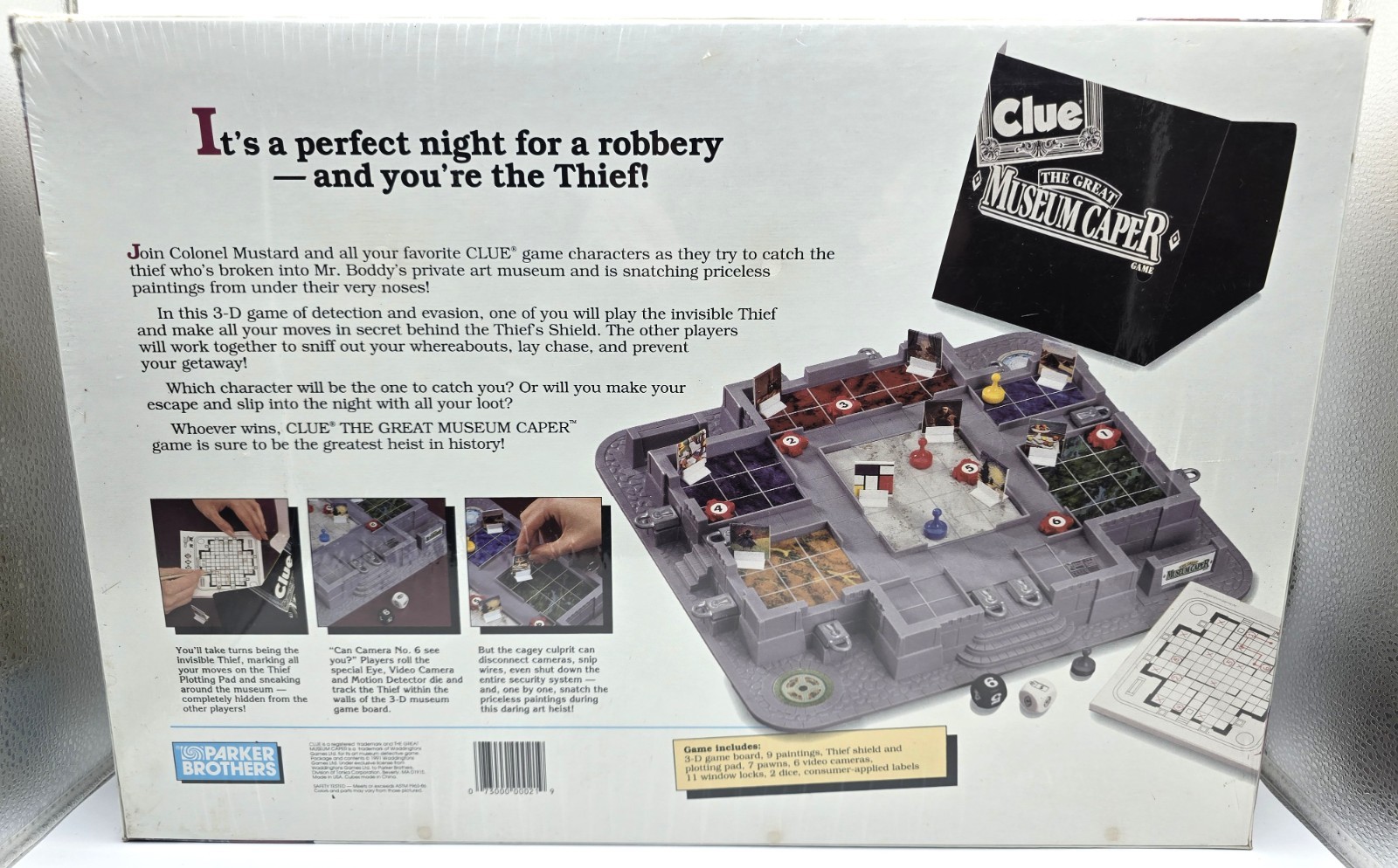 Parker Brothers Clue The Great Museum Caper Board Game 1991 NEW Sealed EXCELLENT