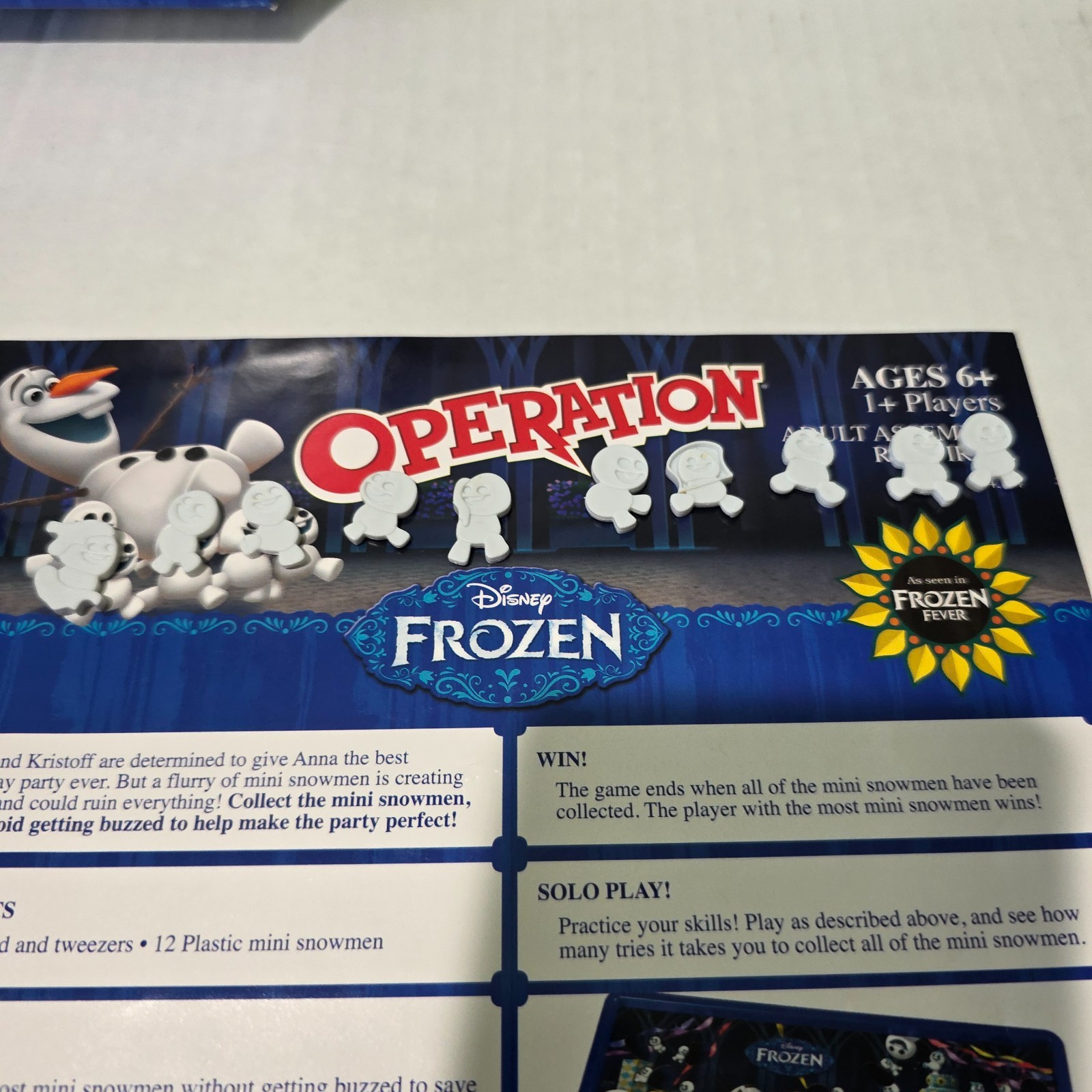 Hasbro Gaming Disney Frozen Operations with 11 Snowman