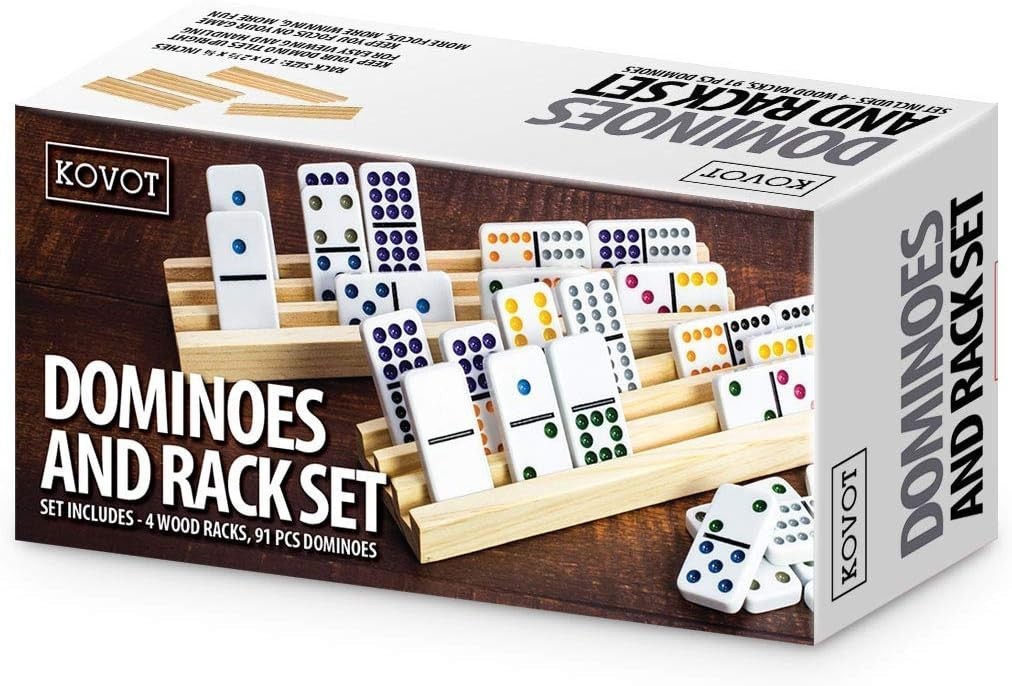 Kovot Dominoes & Racks Set Double-Twelve