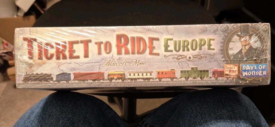 Ticket To Ride Europe Board Game Train Days Of Wonder – New in Box