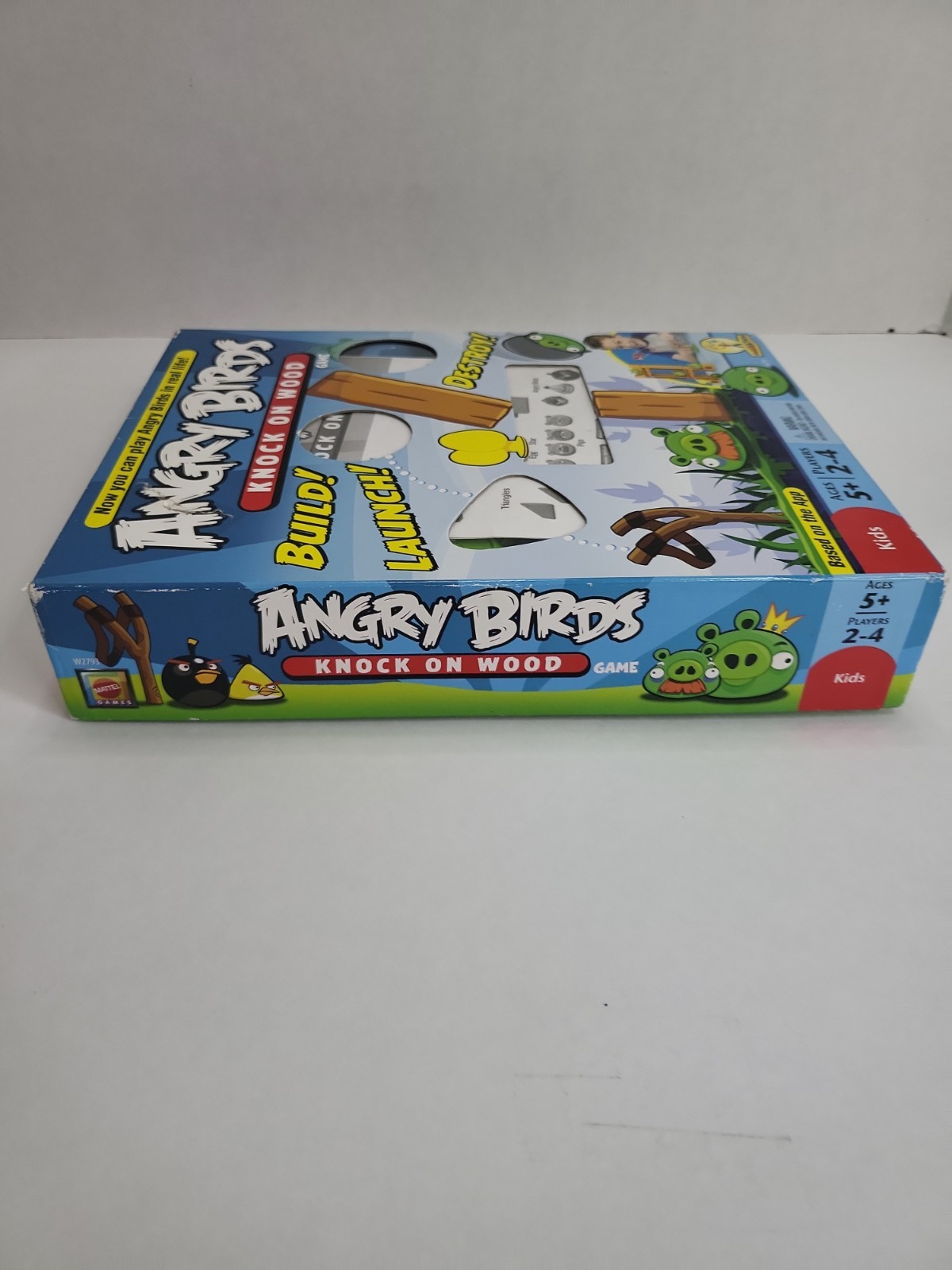 Angry Birds Knock On Wood Board Game Mattel 2010 – 100% Complete