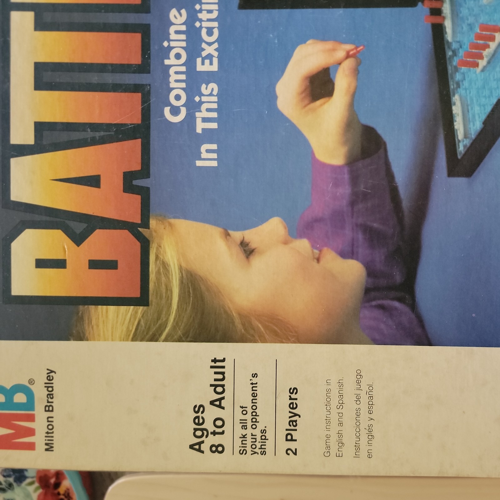 Vintage Battleship the Classic Naval Combat Game Milton Bradley 1990 Complete