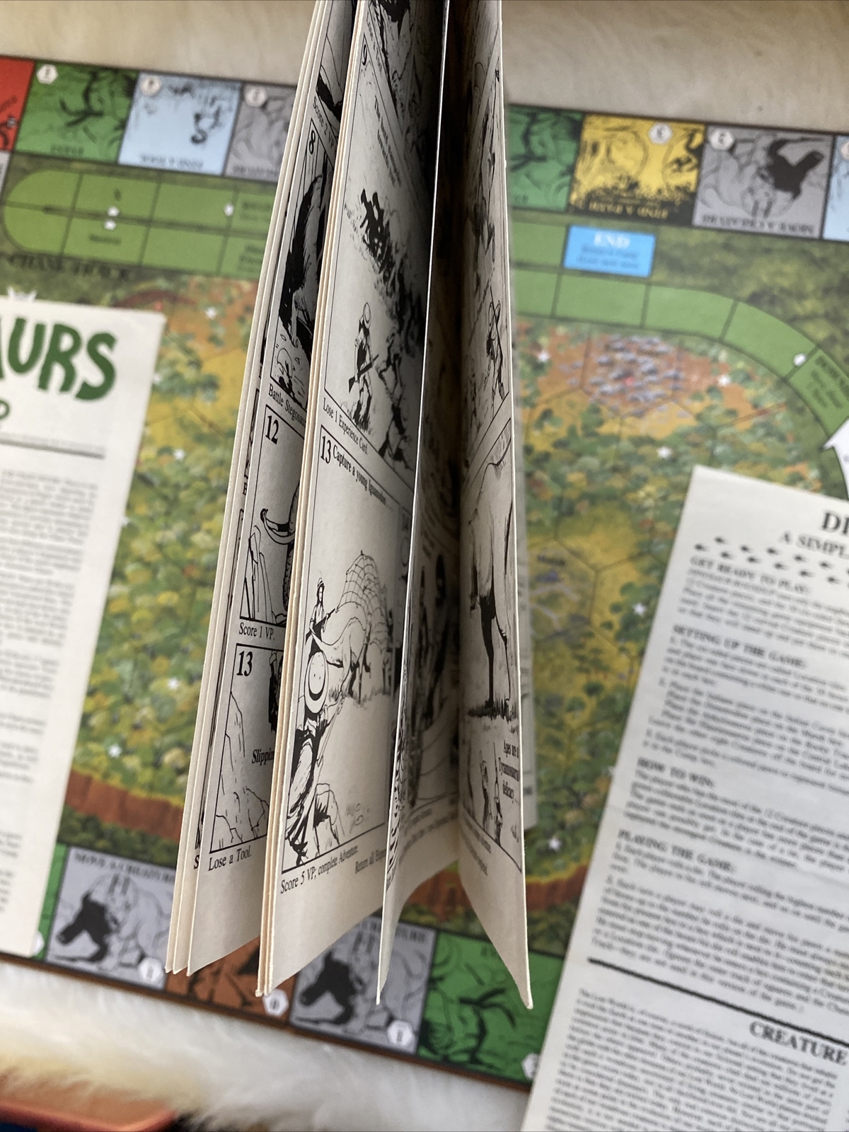 1987 Dinosaurs of the Lost World Boardgame AH Avalon Hill Game Company~EUC