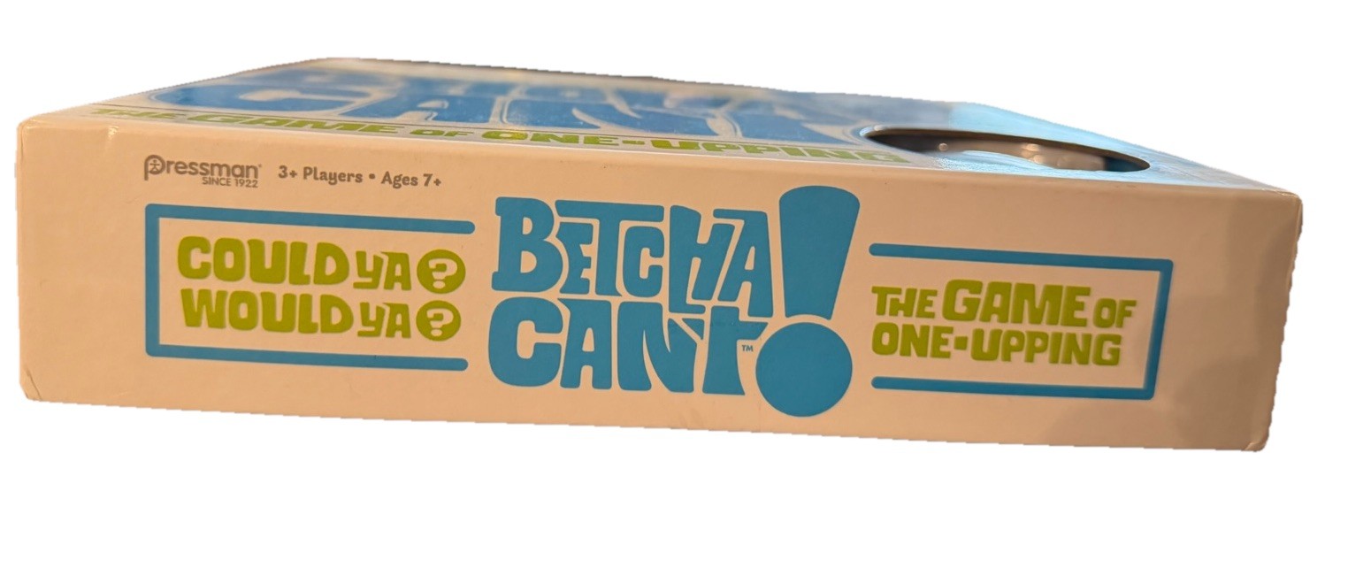 Betcha Can’t Board Game of One Upping Young Inventor Challenge Award Winner -NEW