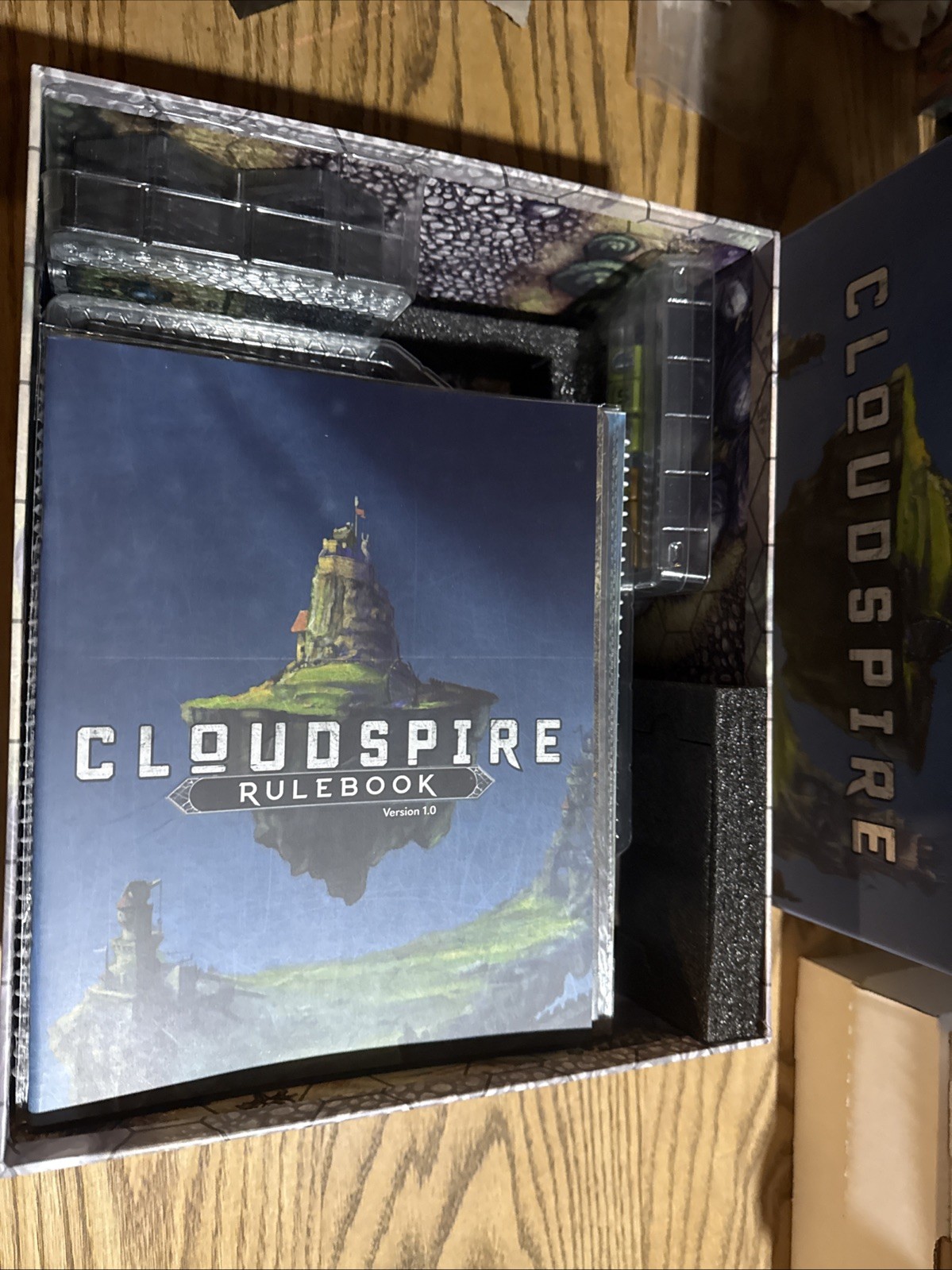 Cloudspire Board Game Sealed Chip Theory Games Premium Strategy Tower Defense