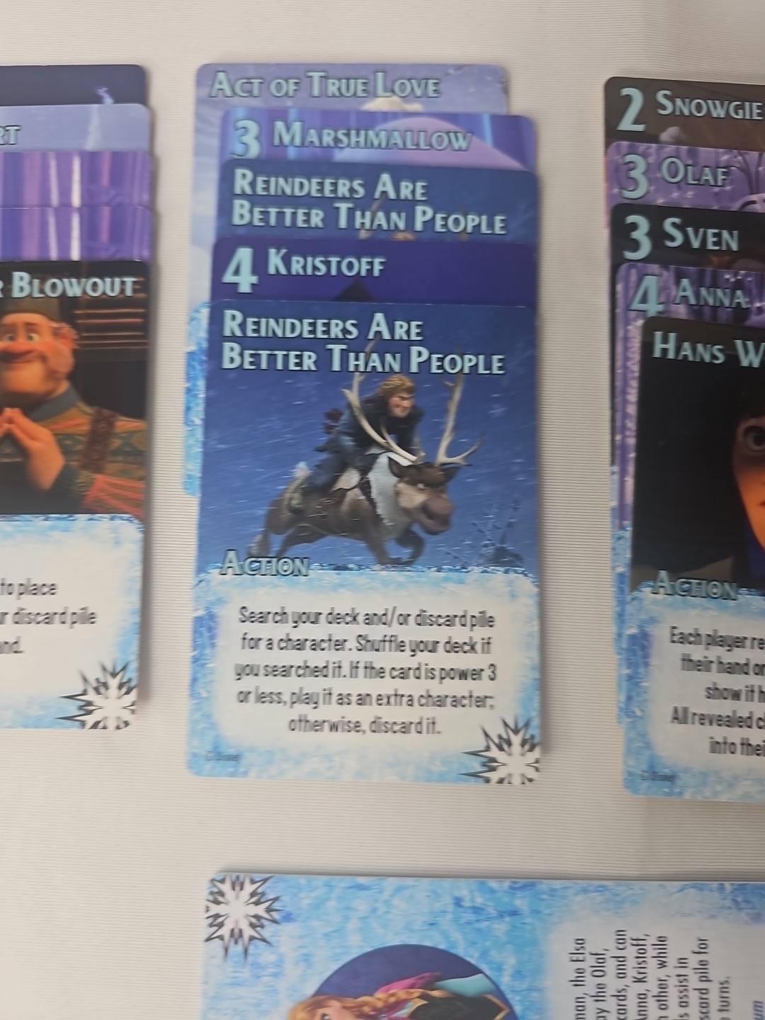 Smash Up DISNEY Frozen Faction Pack – Alderac Entertainment REPLACEMENT SET