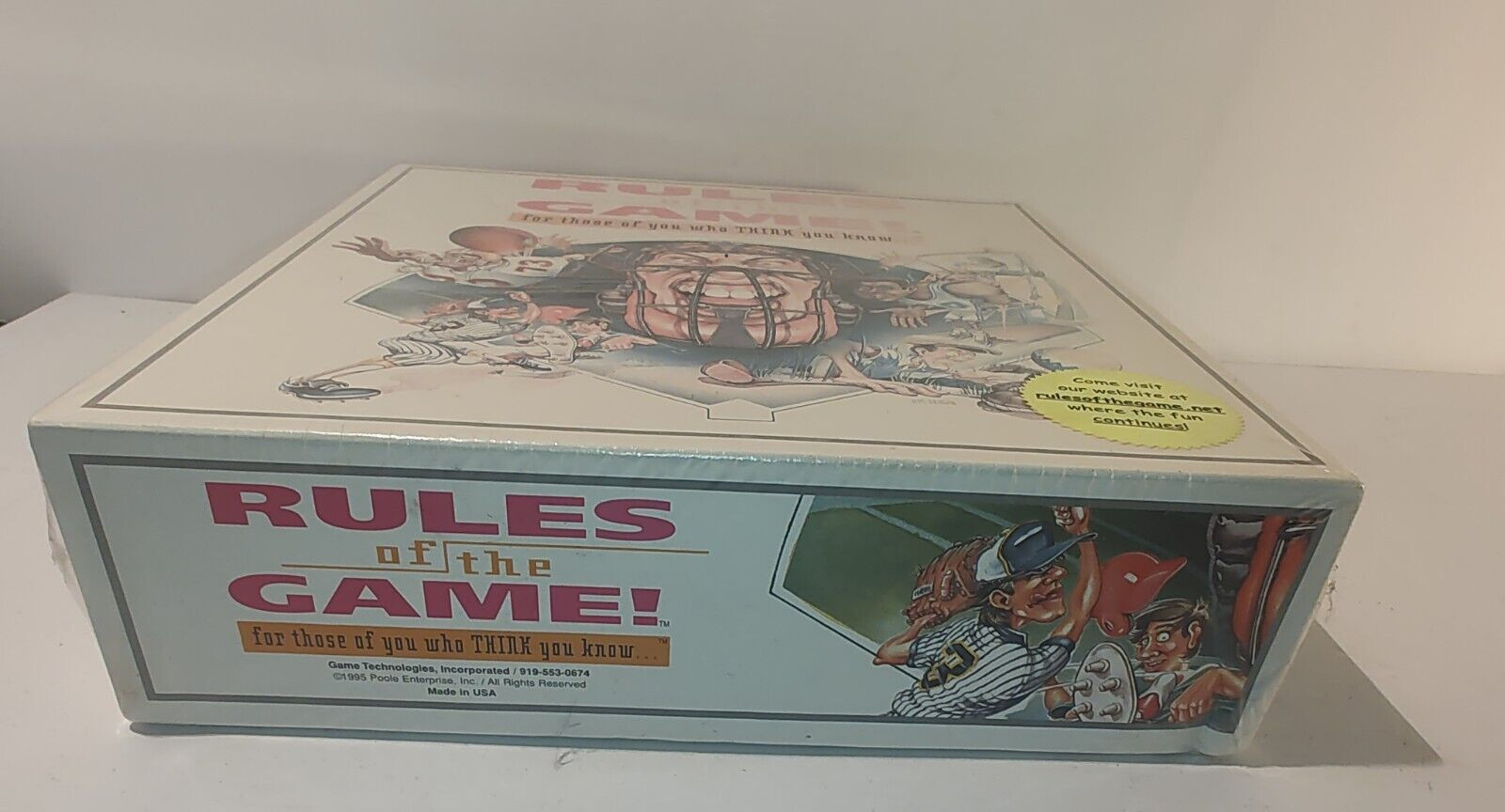 Rules of The Game Board Game For Those Who Think You Know Sports Trivia sealed
