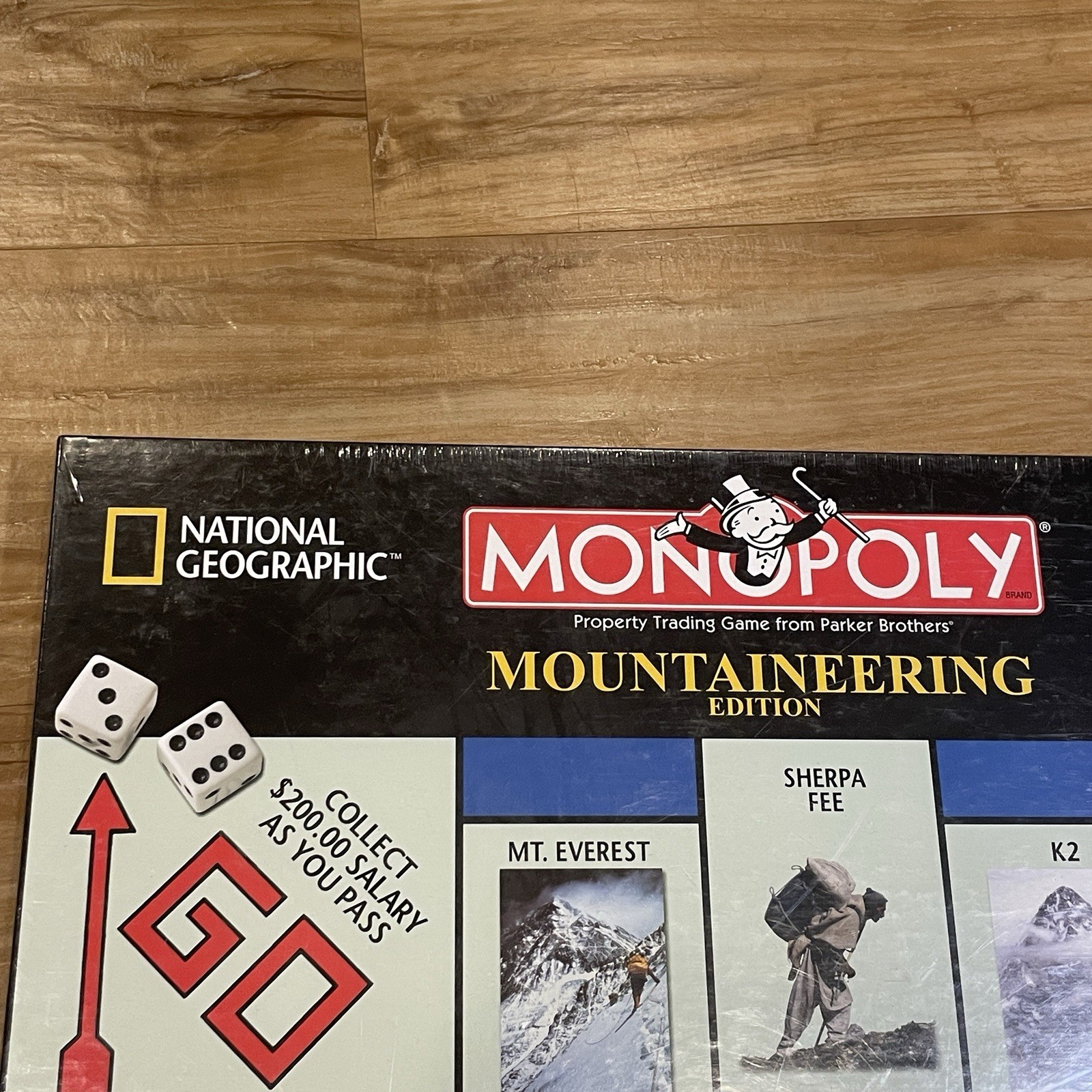Vintage Monopoly National Geographic Mountaineering Edition 2001 Game Sealed