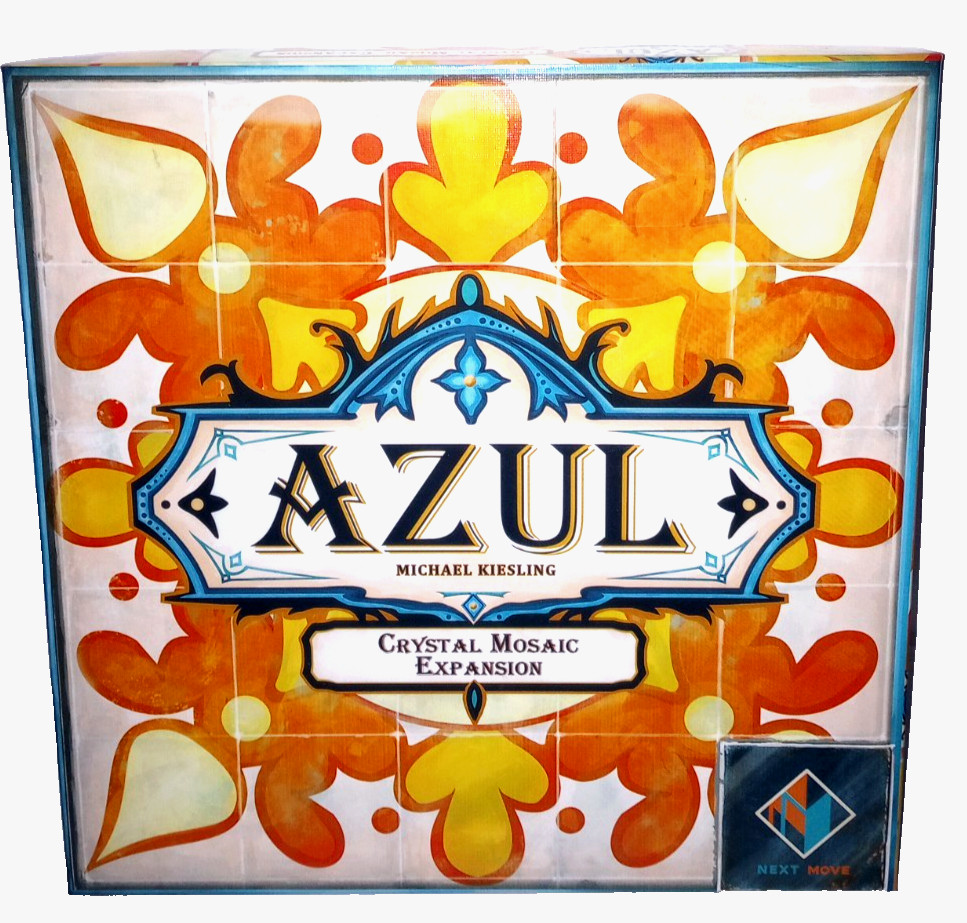 Azul Crystal Mosaic Board Game Expansion (Next Move) – 100% Complete – Very Good