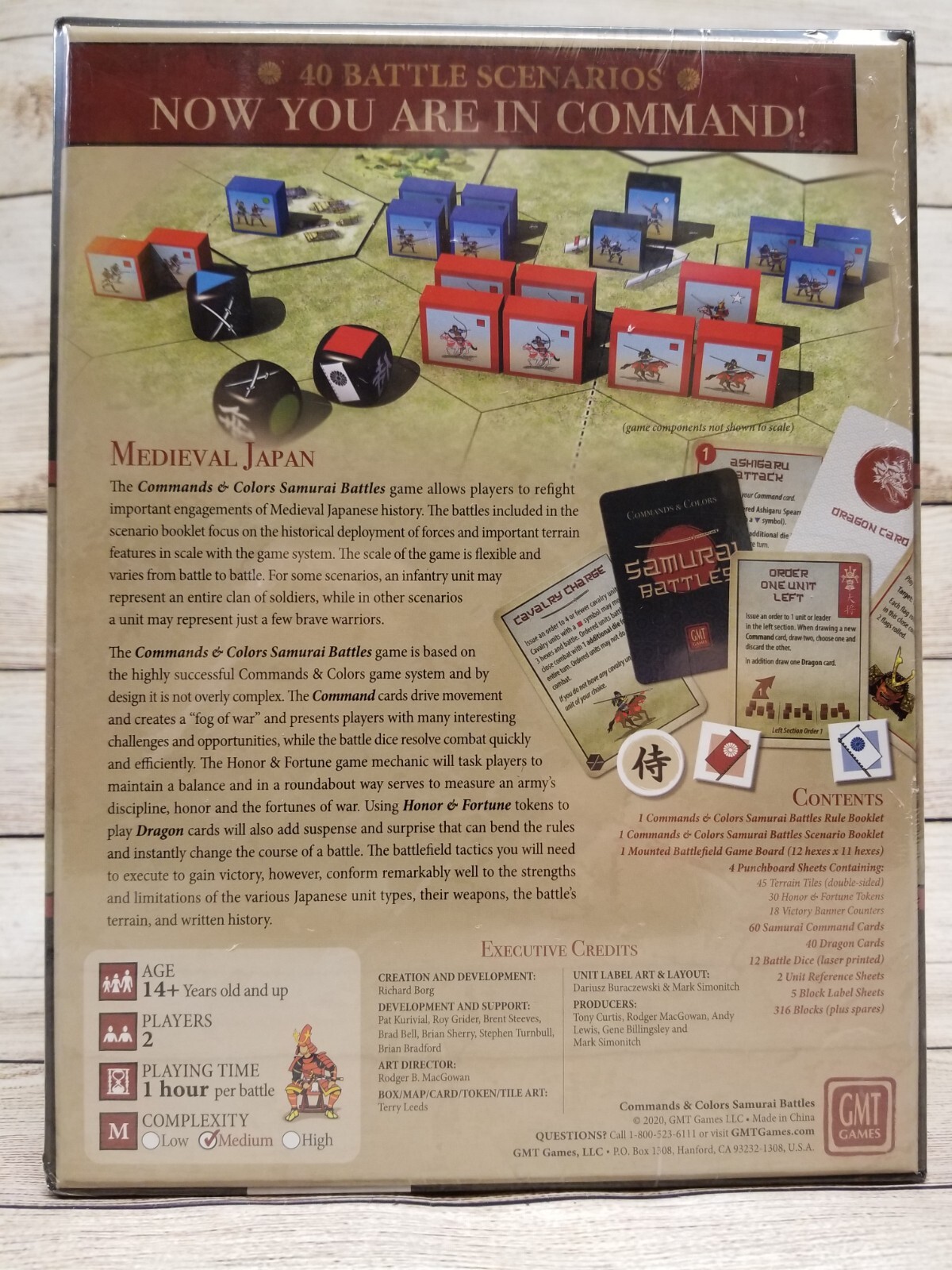 GMT Games Commands & Colors Samurai Battles 2nd Printing 2023 Edition SEALED