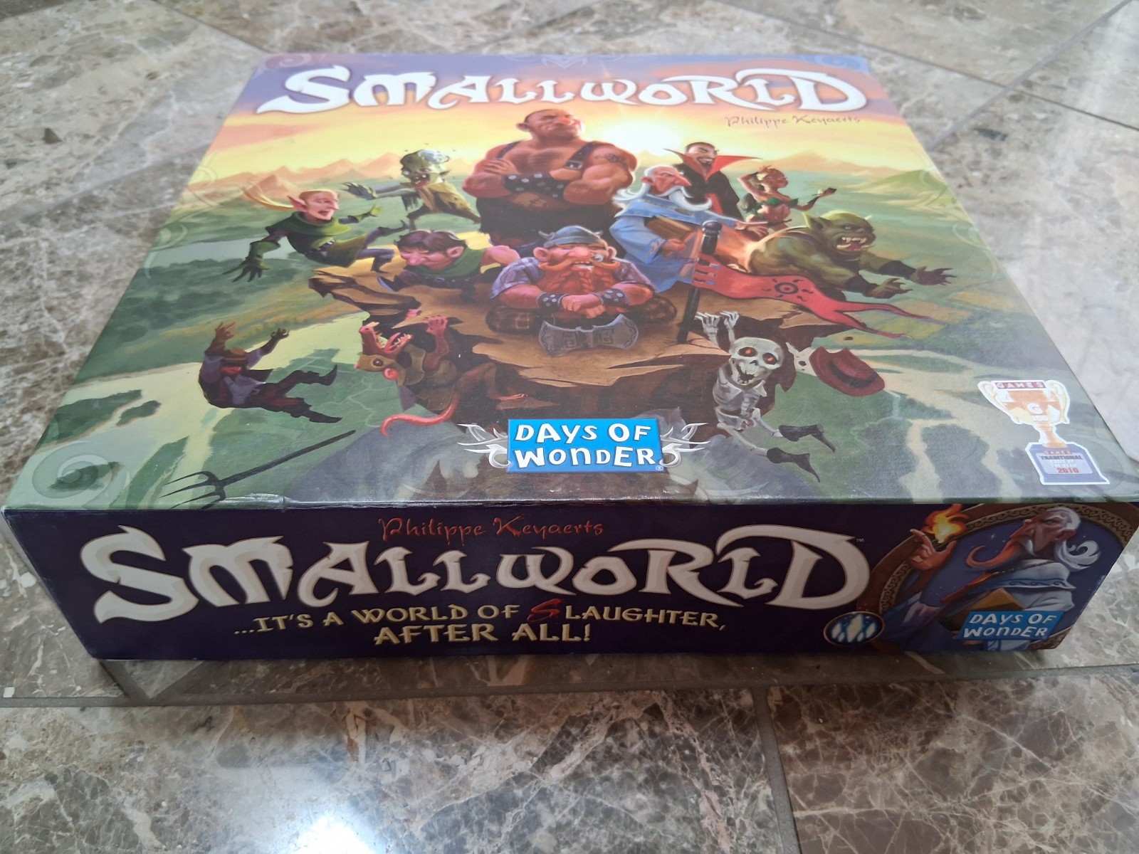 SMALL WORLD Board Game By Fantasy Philippe Keyaerts Days of Wonder EXCELLENT!