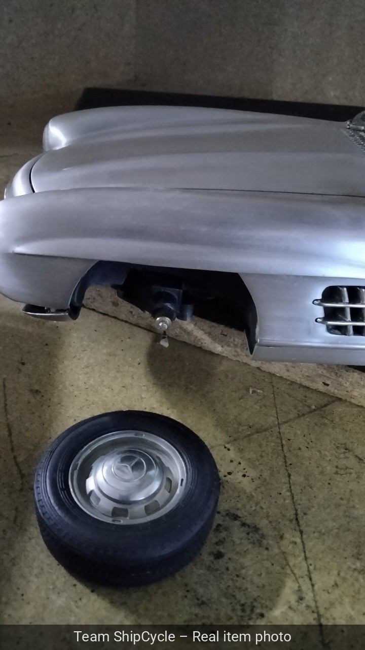 DEFECTIVE MercedesBenz 300SL Car Custom Built SOLID PEWTER METAL 112 See G3D