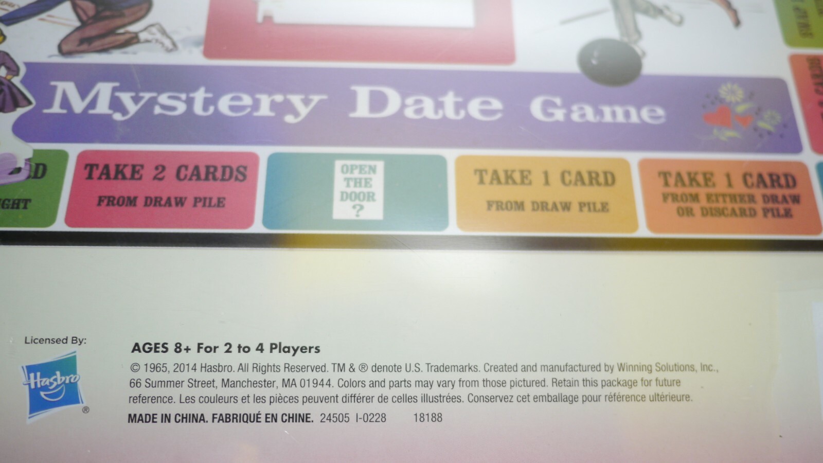 Mystery Date Nostalgia Edition Tin Box Hasbro W.S Game Company Collectible Case
