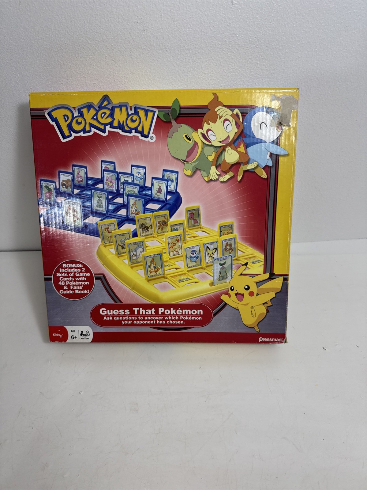Guess That Pokemon Guess Who Board Game 2009 Pressman READ