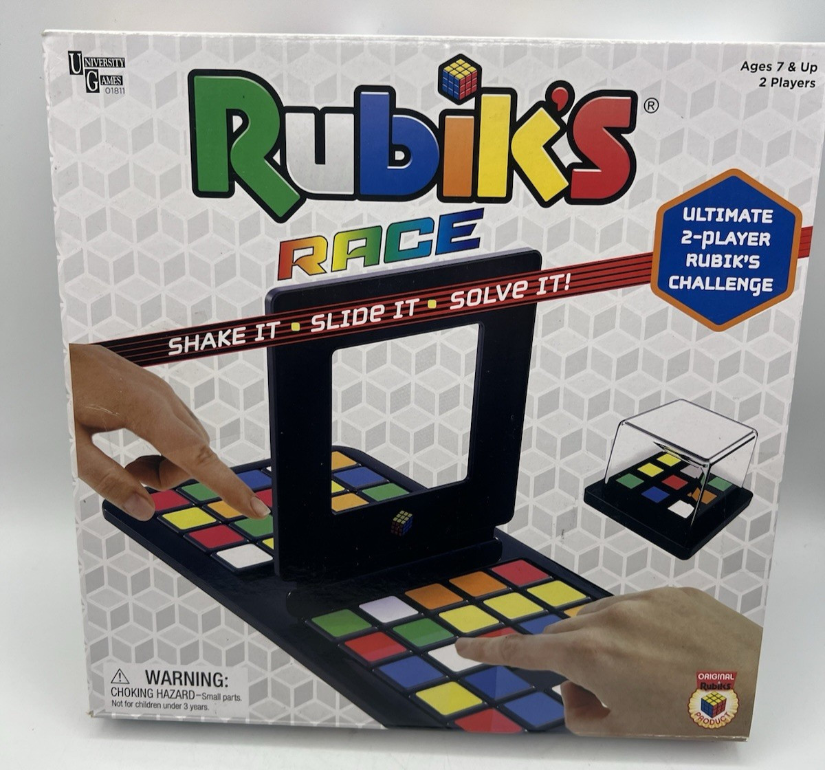 Rubik’s Race Board Game 2 Player Puzzle Challenge Complete University Games