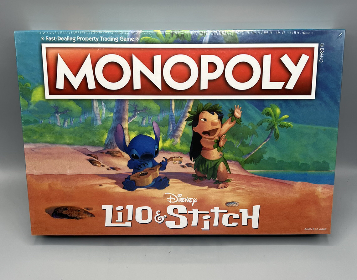 Lilo & Stitch Monopoly Board Game (2019, Hasbro) New Factory Sealed!!!!