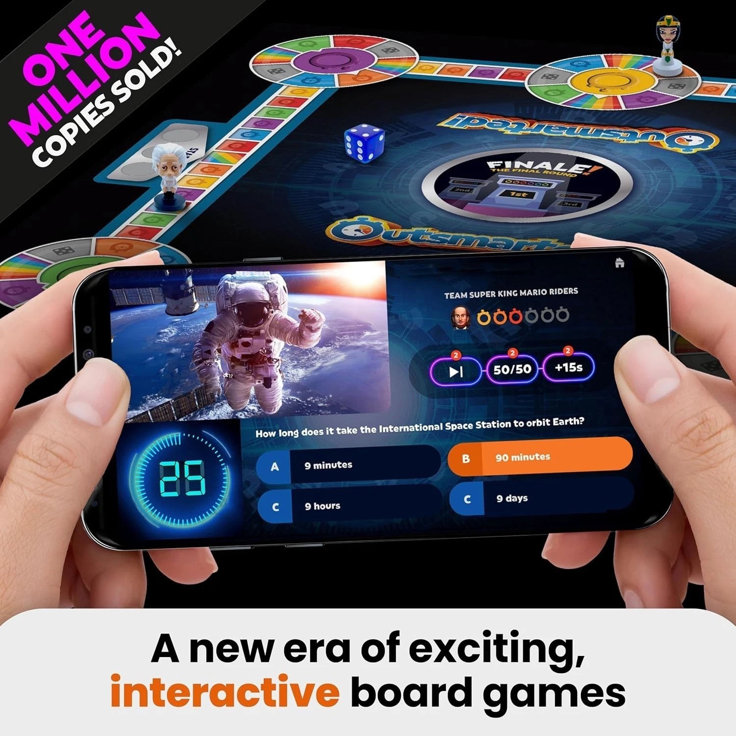 2026 Edition App-Connected Quiz Show Board Game for 2-24 Players, Ages 8+