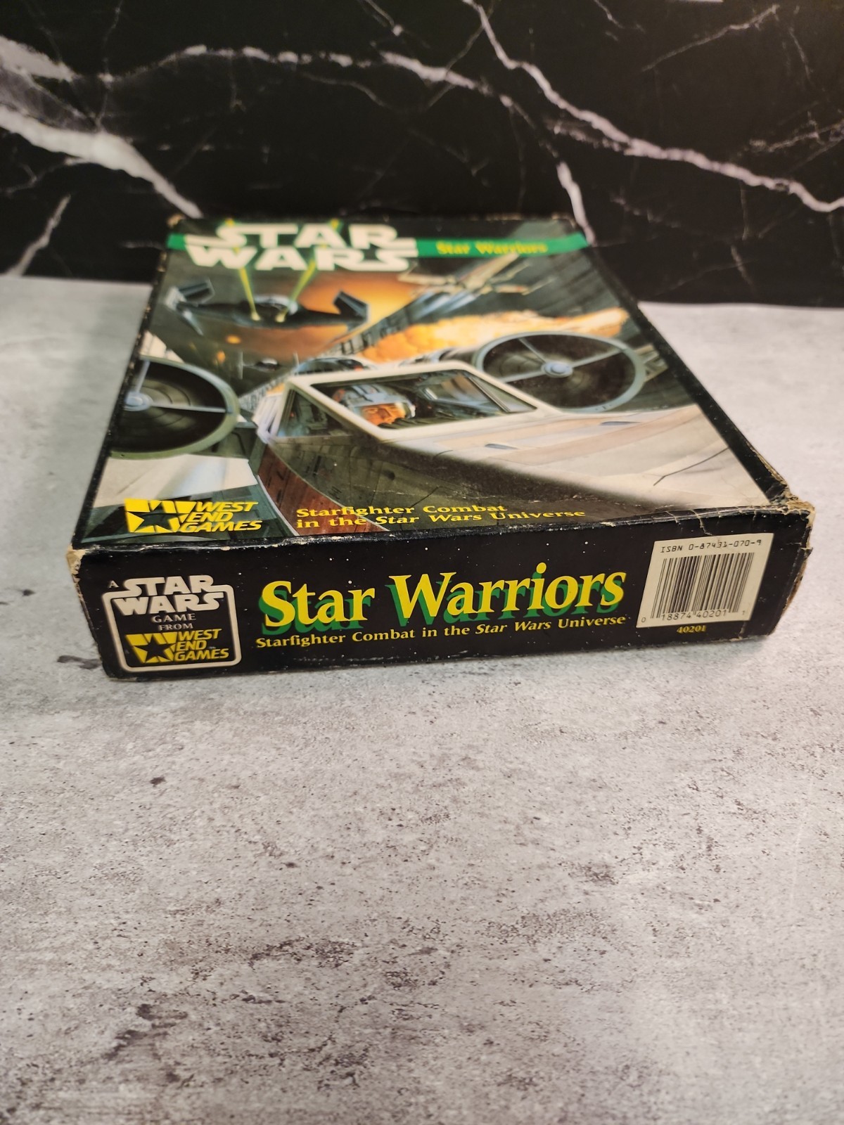 Vintage 1987 West End Games Star Wars Star Warriors Used Complete