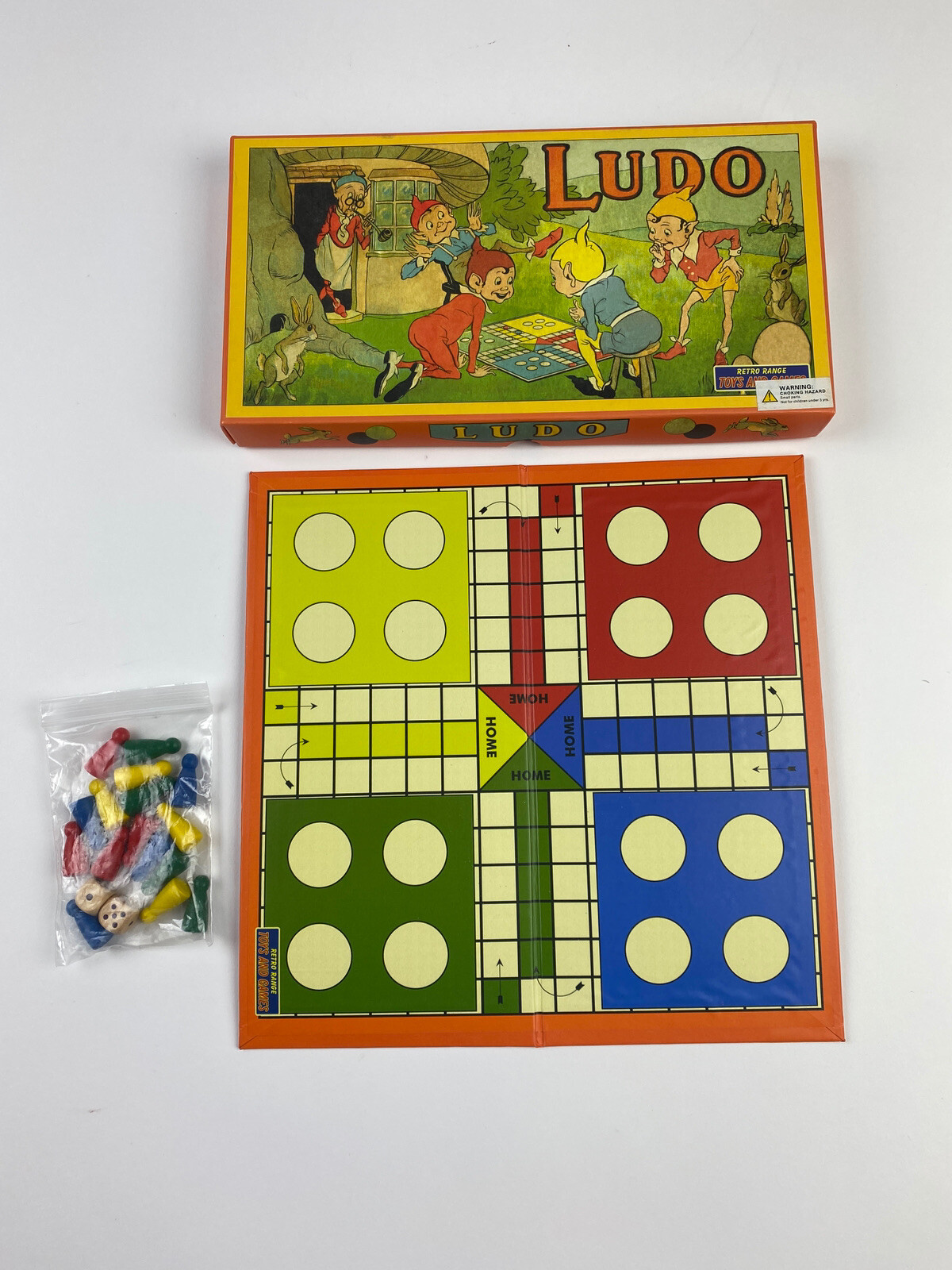LUDO RETRO RANGE TOYS AND GAMES Board Game COMPLETE 2010