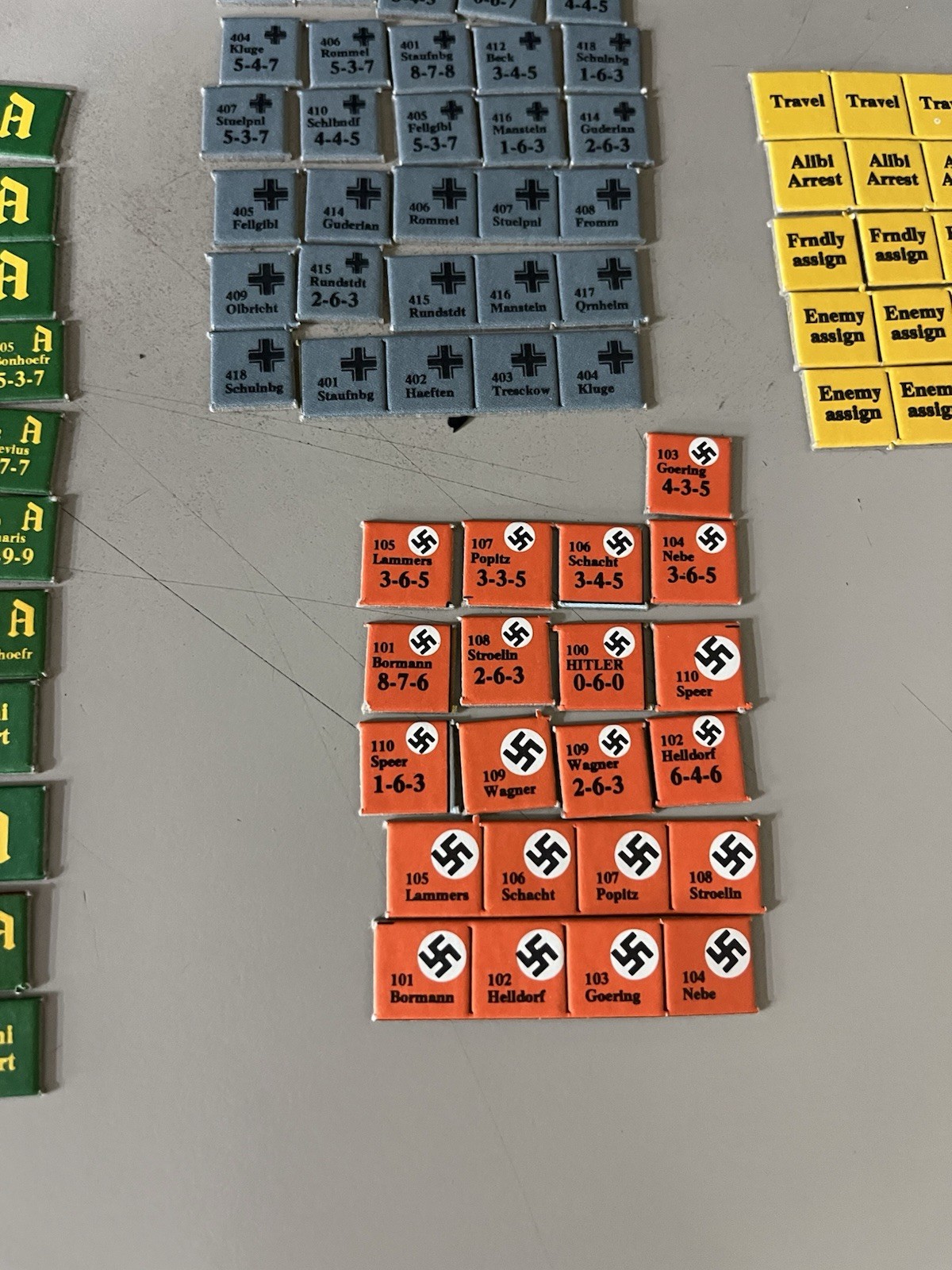 The Plot To Assassinate Hitler Board Game. SPI. Complete. KAS-1030.